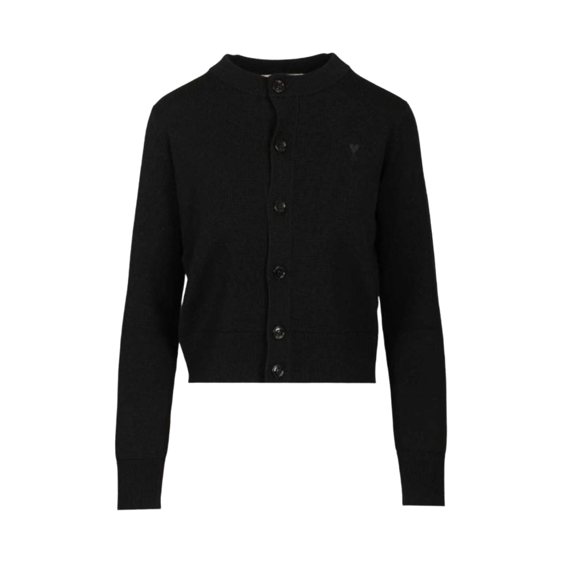 FKC361-001-0180 (W) AMI de Coeur Cardigan Black