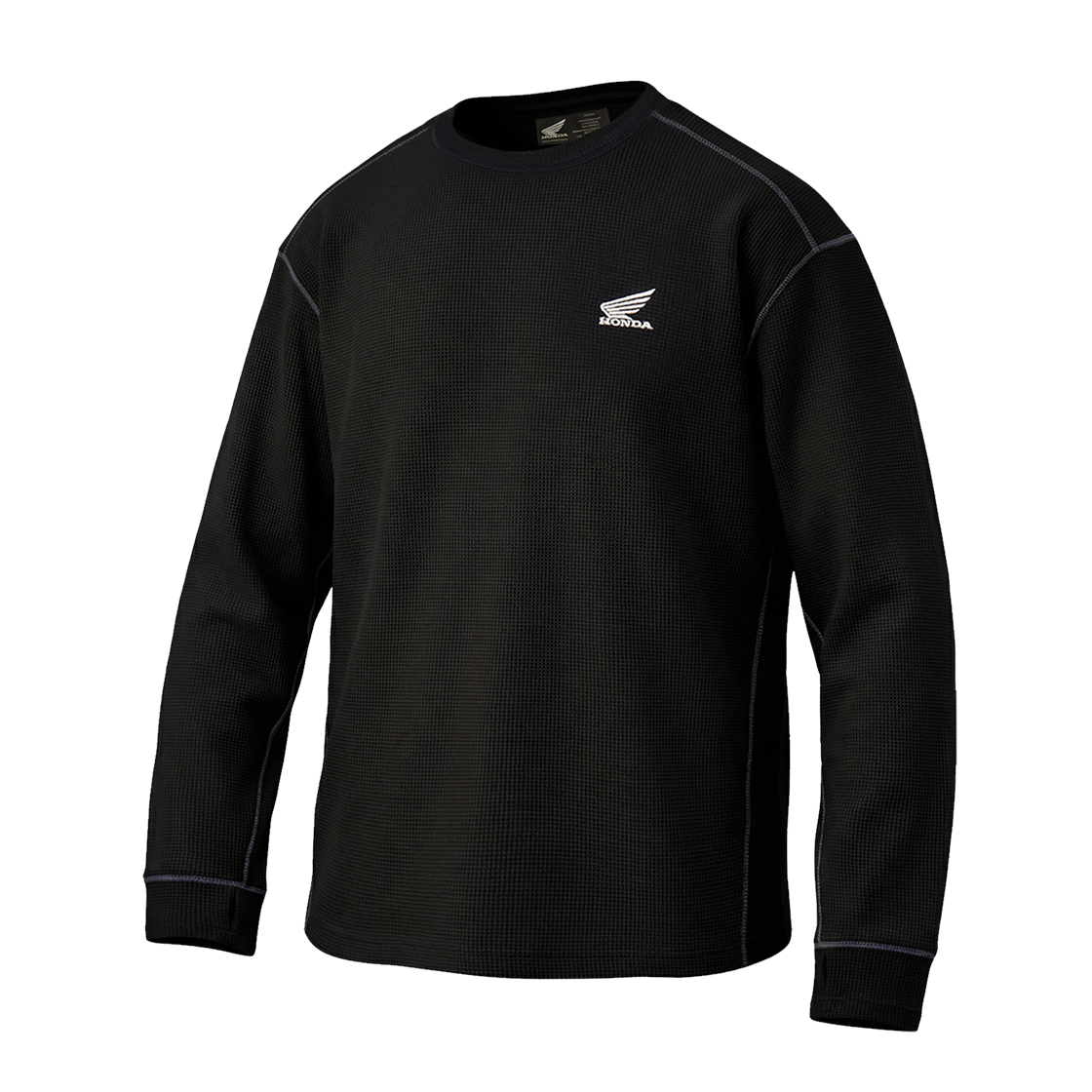 혼다 H-Tech 와플 롱슬리브 블랙(Honda H-Tech Waffle Long Sleeve Black) - 1