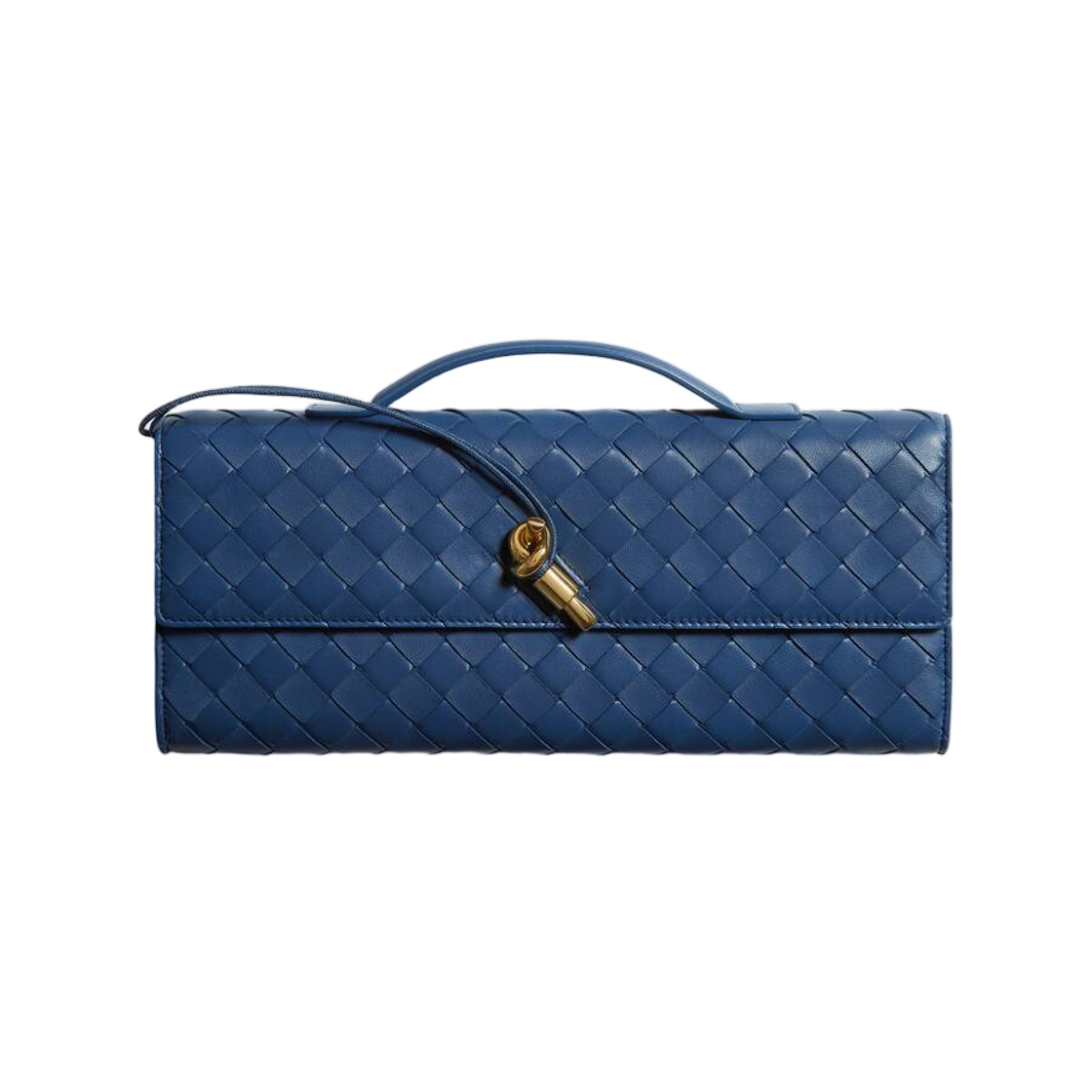 보테가 베네타 안디아모 클러치 블루 베네치아(Bottega Veneta Andiamo Clutch Blue Venezia)