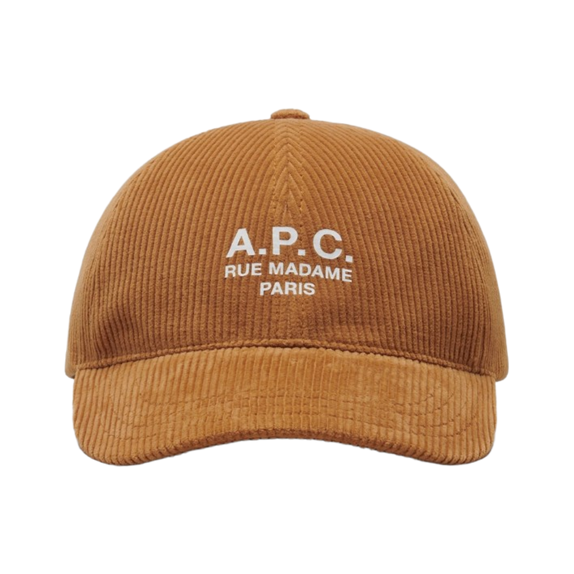 COHBB-M24163-CAF A.P.C. Charlie Rue Madame Baseball Cap Caramel