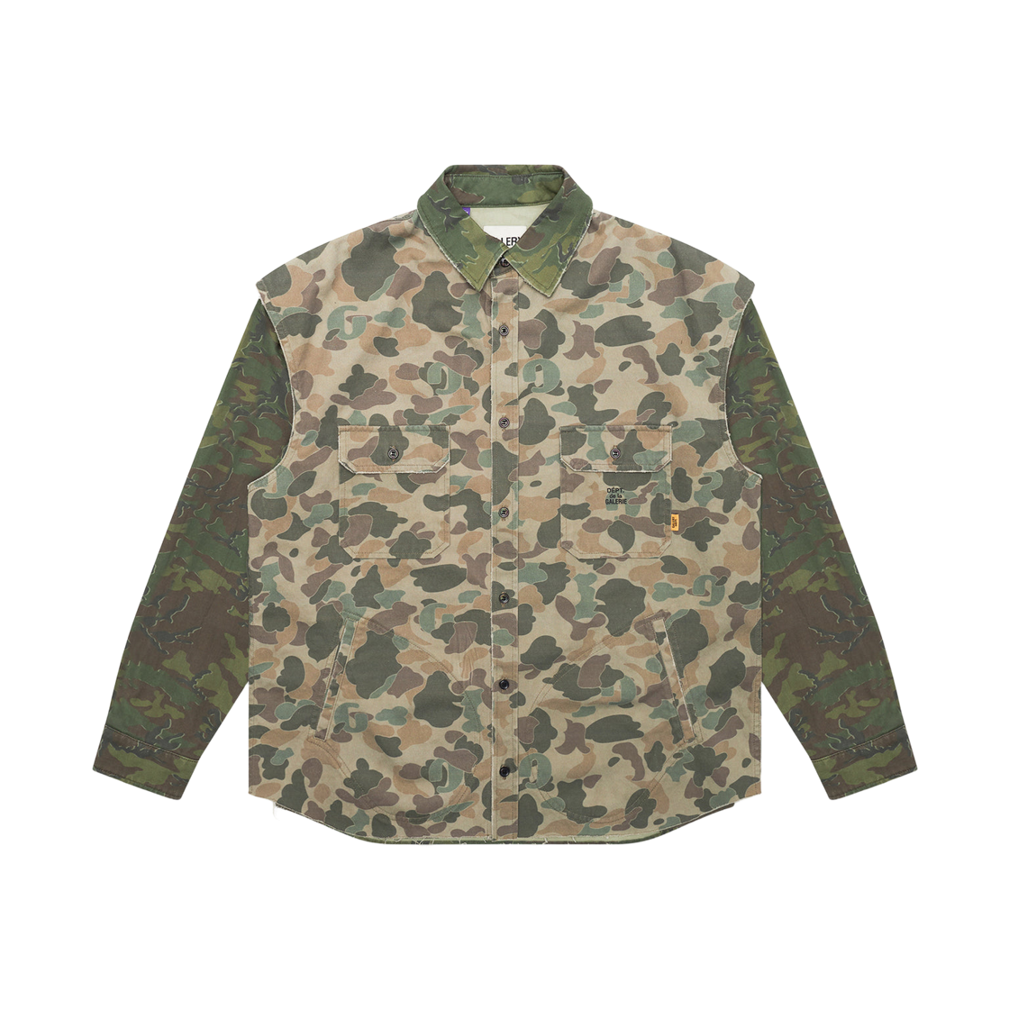 갤러리 디파트먼트 마스 버튼 다운 셔츠 자켓 카모(Gallery Dept. Mars Button Down Shirt Jacket Camo)