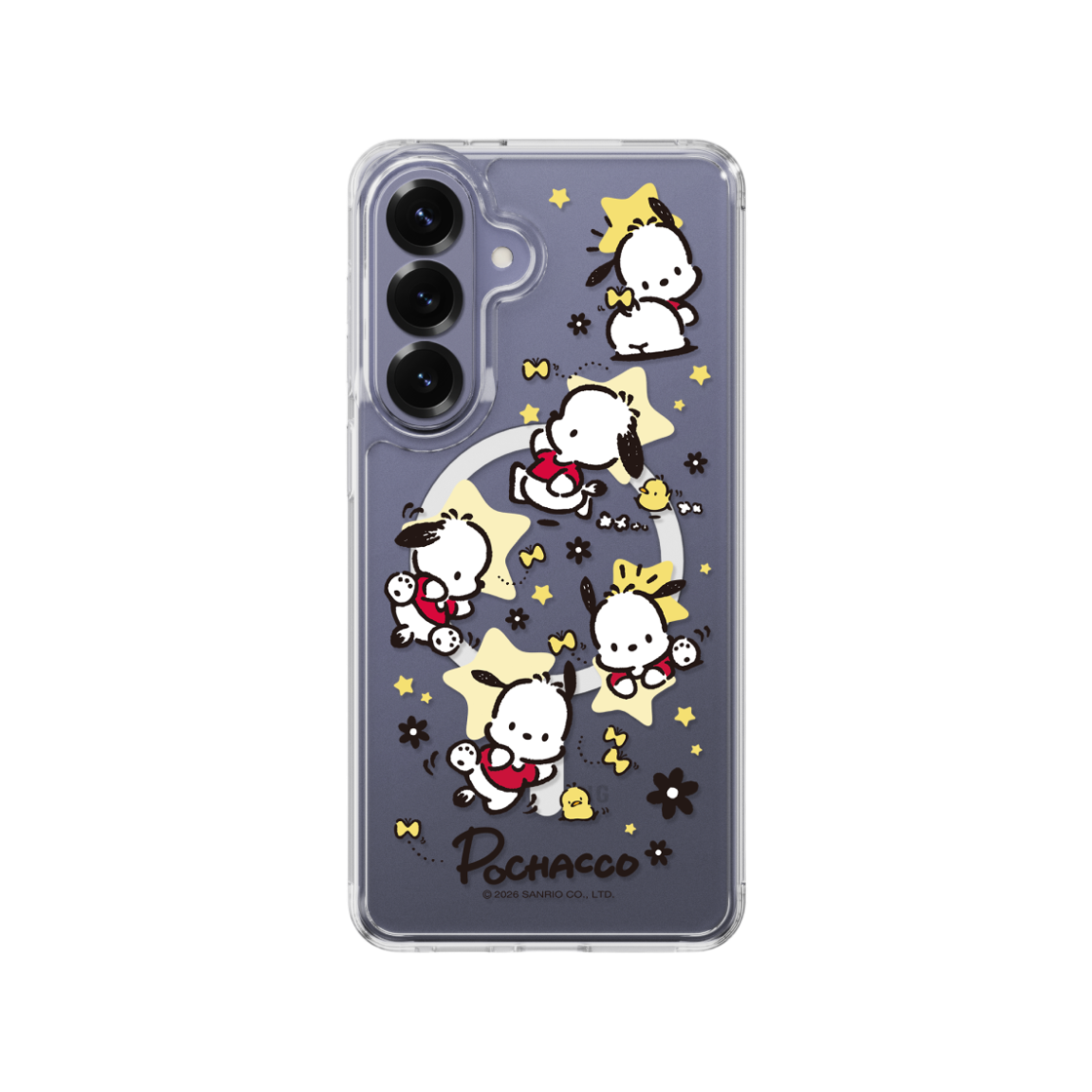 에스엘비에스 포차코 패턴 클리어 마그넷 케이스 for S26 Series(SLBS POCHACCO Pattern Clear Magnet Case for S26 Series) - 4