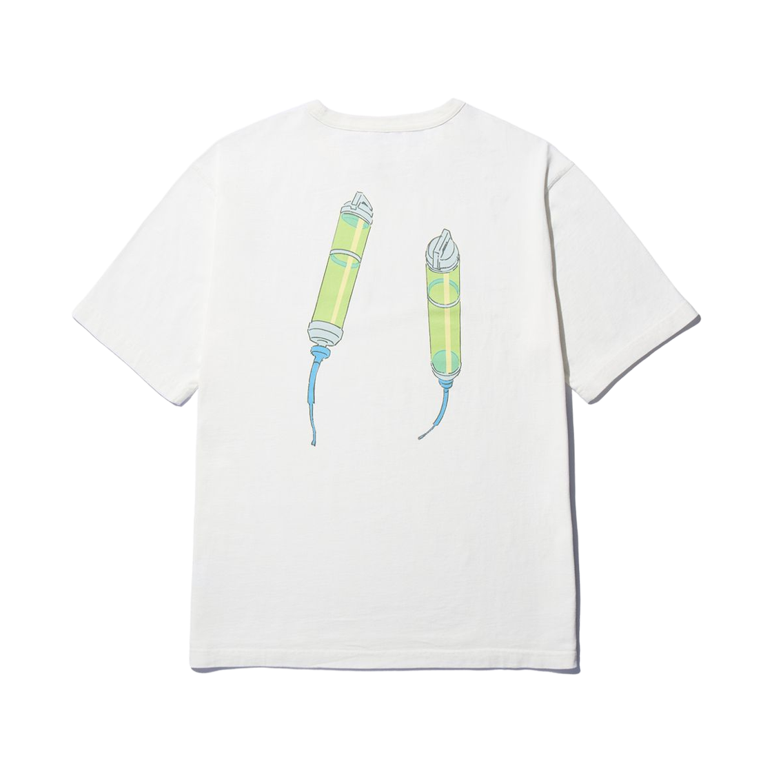 사이버펑크: 엣지러너 x 무신사 면역 억제제 숏슬리브 티셔츠 화이트(Cyberpunk: Edgerunners x Musinsa Injections Short Sleeve T-Shirt White) - 2