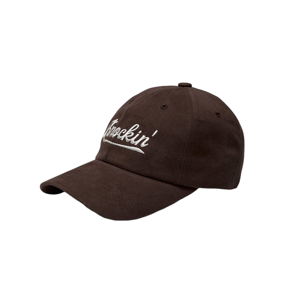 오가프 노킹 로고 B.B 캡 브라운(OGARP Knockin Logo B.B Cap Brown)