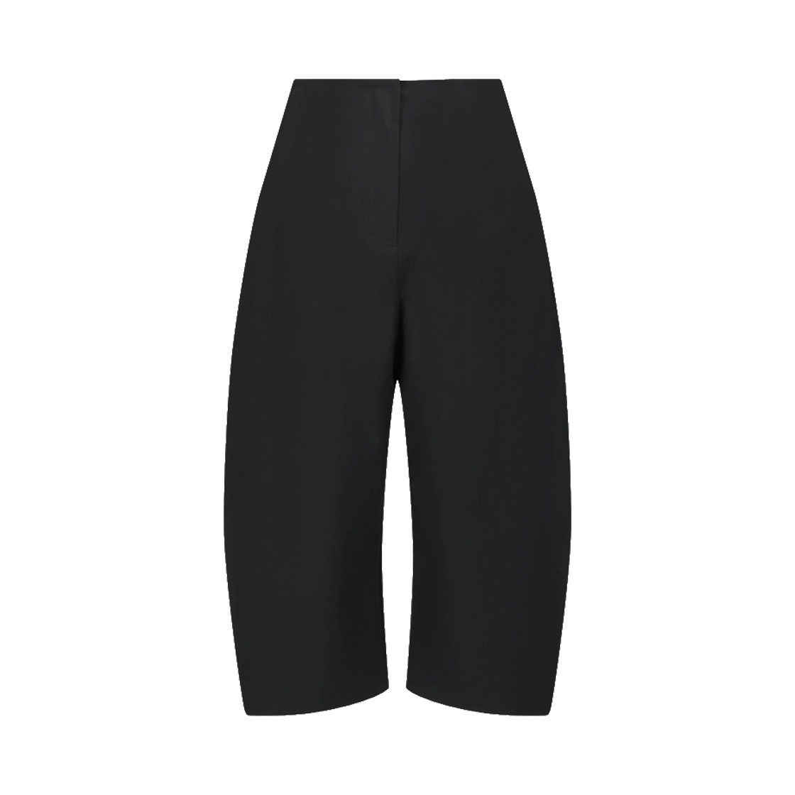 아모멘토 우먼 커브드 카프리 팬츠 블랙 - 26SS(Amomento Women Curved Capri Pants Black - 26SS)