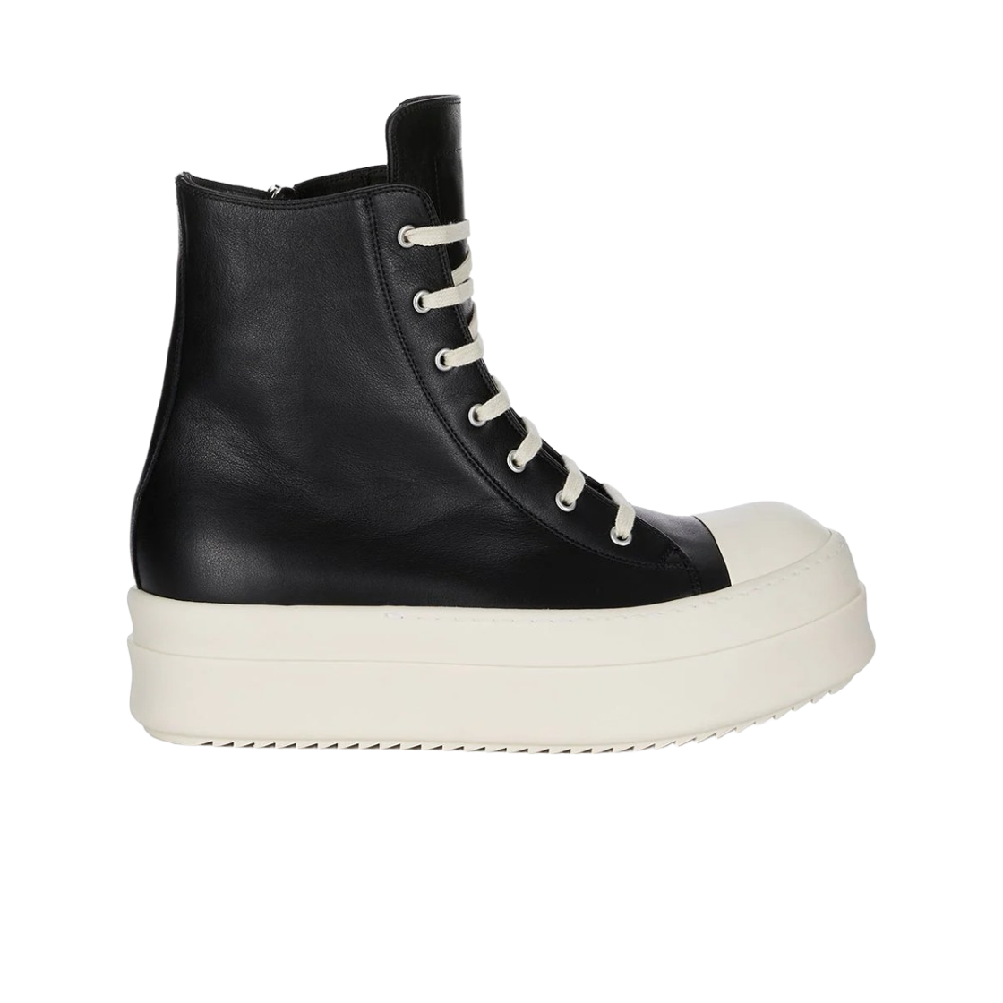 RU01F2859LCO-911 Rick Owens Mega Bumper Sneakers Black Milk