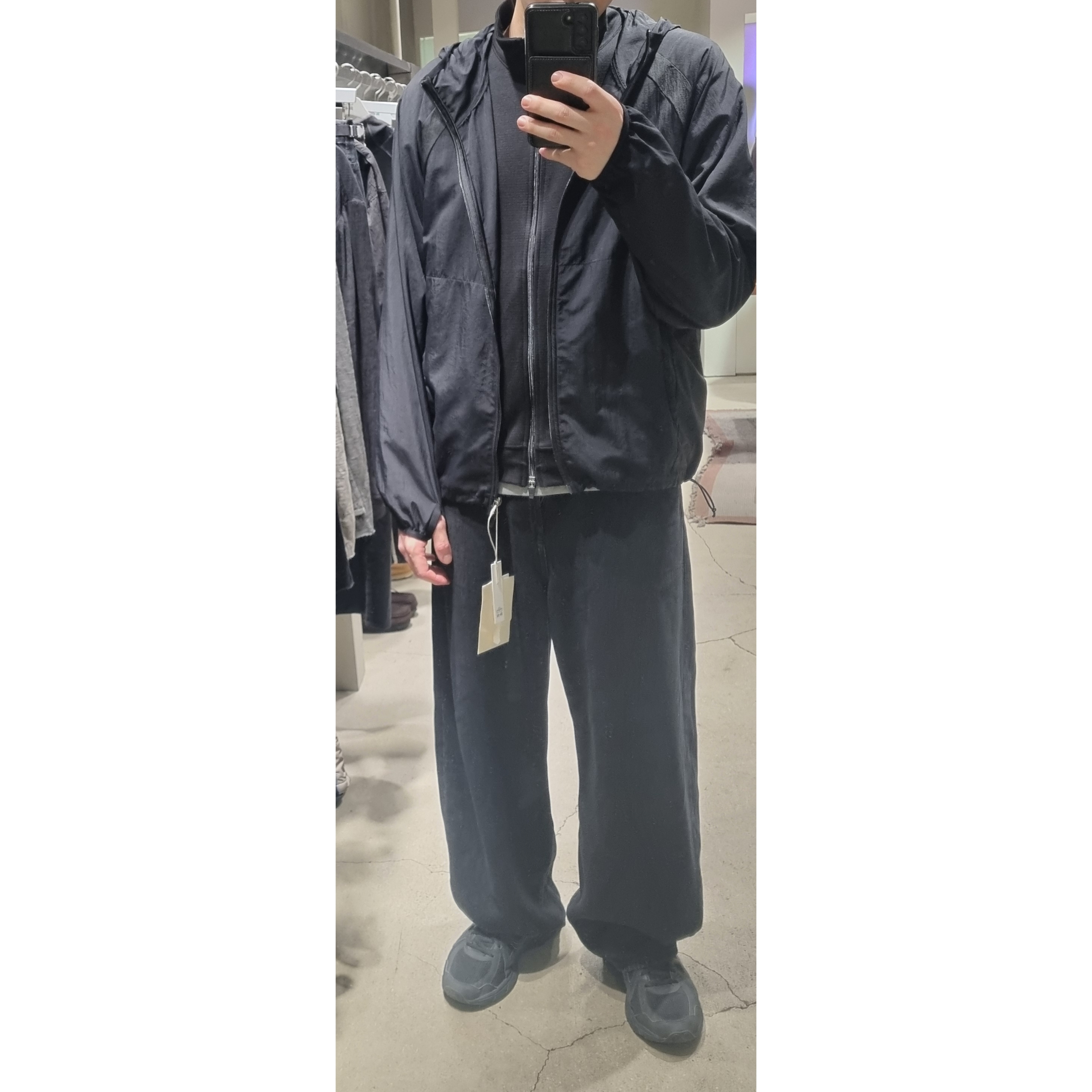 Asics Jog 100 T Black - 4E Extra Wide, Polyteru Human Index Human Hooded Trail Jacket Black 착용 스타일 - 1