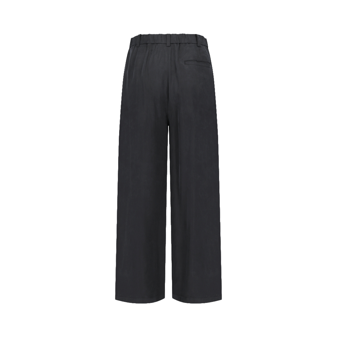 아모멘토 맨즈 큐프로 투 턱 와이드 팬츠 블랙 - 26SS(Amomento Men's Cupro Two Tuck Wide Pants Black - 26SS) - 2
