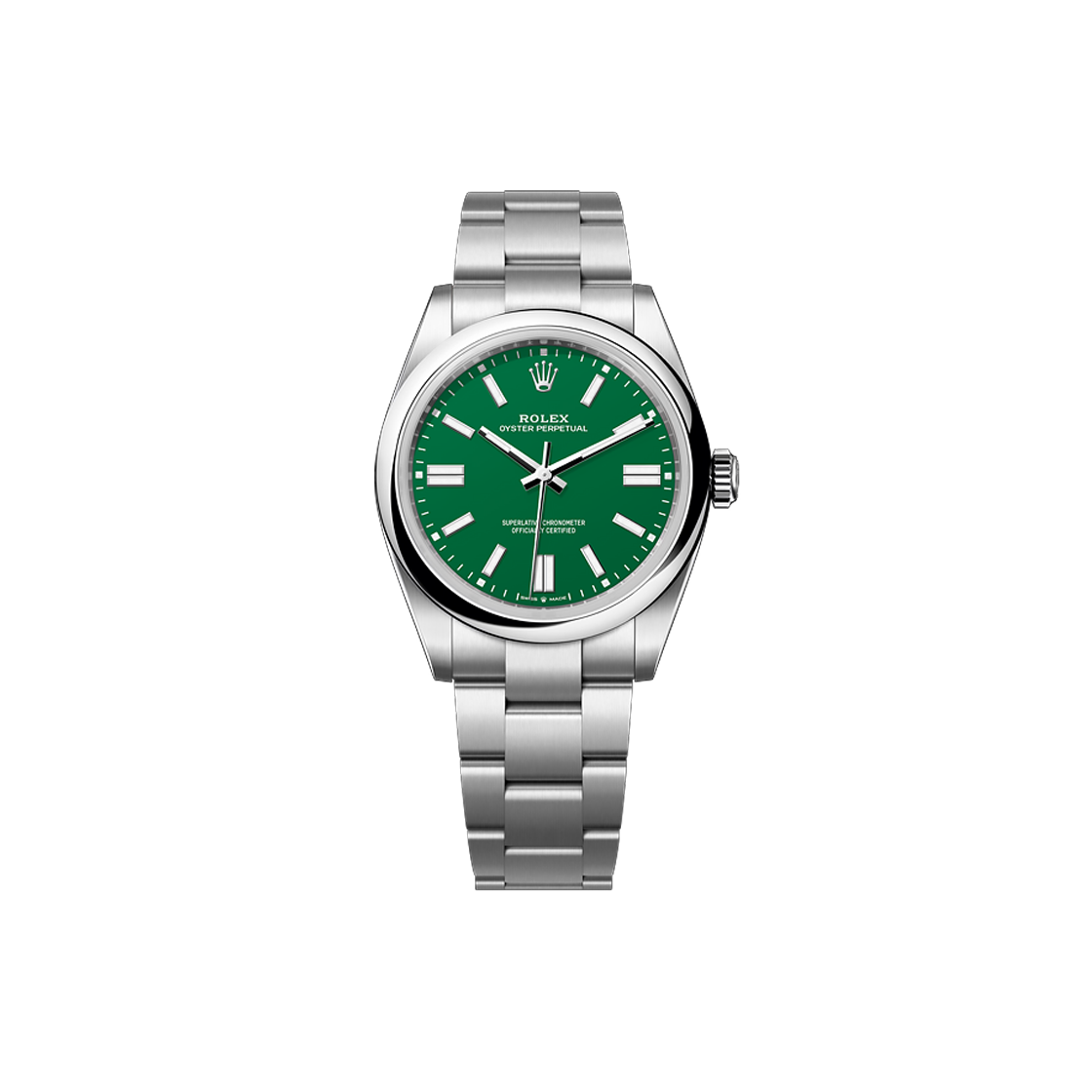 롤렉스 오이스터 퍼페츄얼 41-134300 그린 바 오이스터 NO.7513(Rolex Oyster Perpetual 41 - Green Bar Oyster No. 7513) - 1