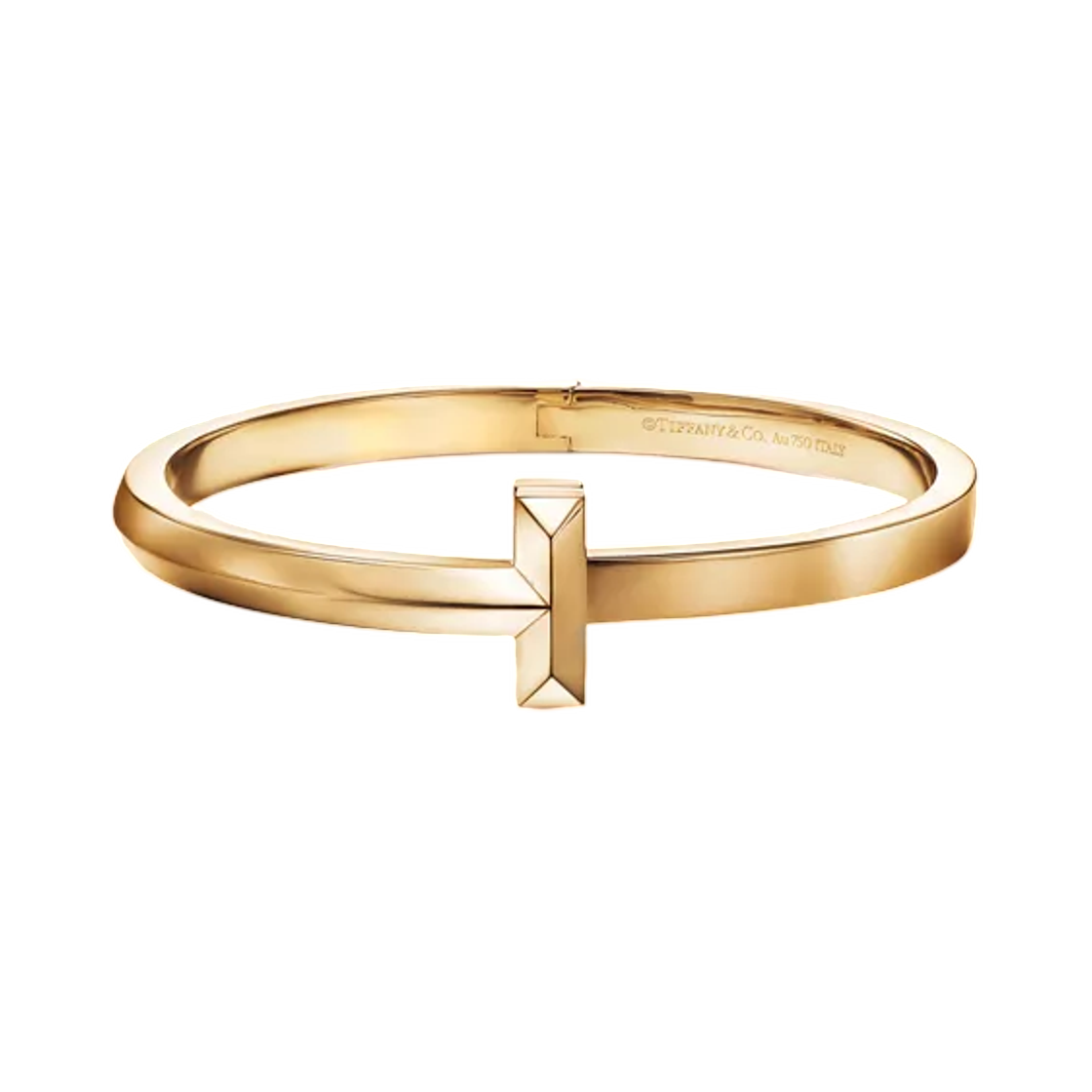 티파니 앤 코 티파니 T T1 와이드 힌지드 뱅글 옐로우 골드(Tiffany & Co. Tiffany T T1 Wide Hinged Bangle Yellow Gold)