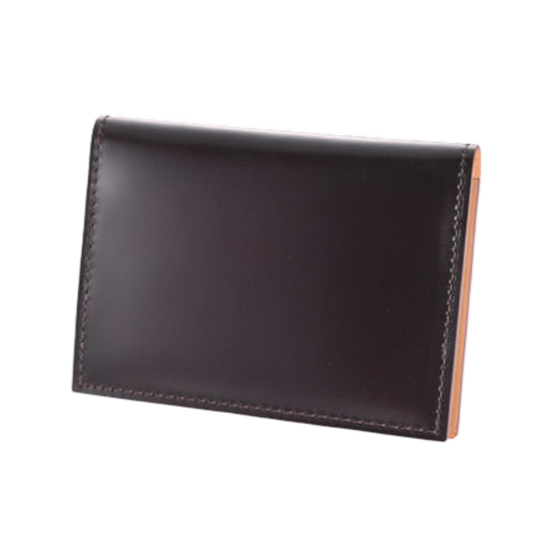 간조 코도반 트랜짓 카드 홀더 다크 브라운(Ganzo Cordovan Transit Card Holder Dark Brown)