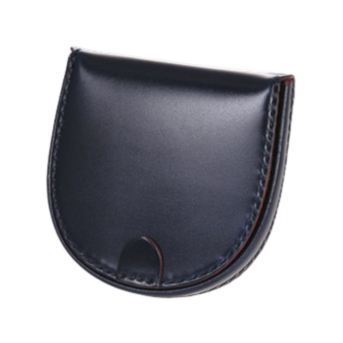간조 코도반 홀스슈 코인 케이스 네이비(Ganzo Cordovan Horseshoe Coin Case Navy)