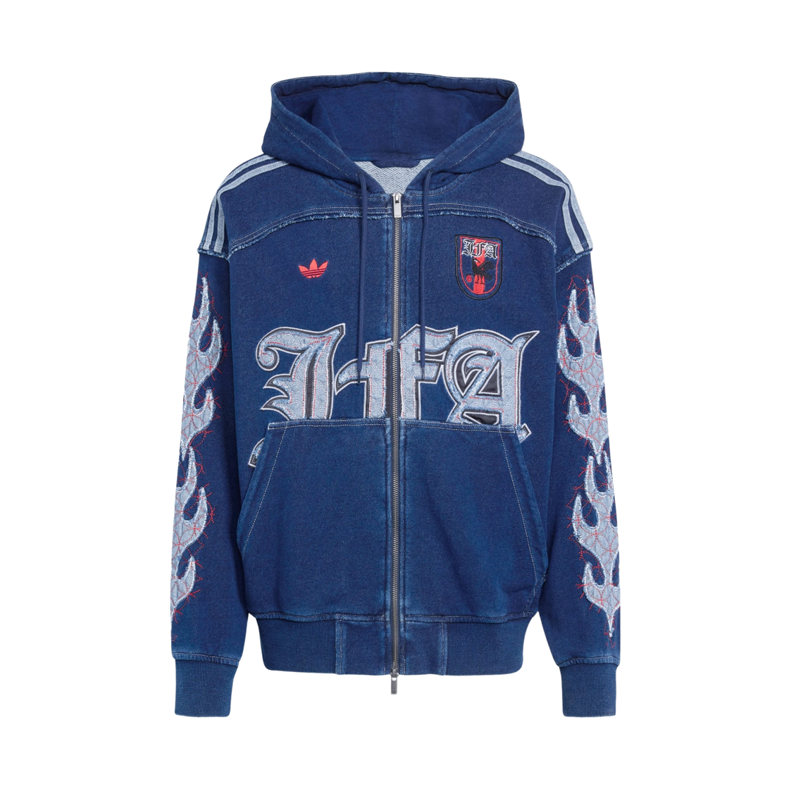 아디다스 오리지널스 26 피파 월드컵 재팬 후드 인디고 데님 - US 사이즈(Adidas Originals 26 FIFA World Cup Japan Hoodie Indigo Denim - US Sizing) - 1