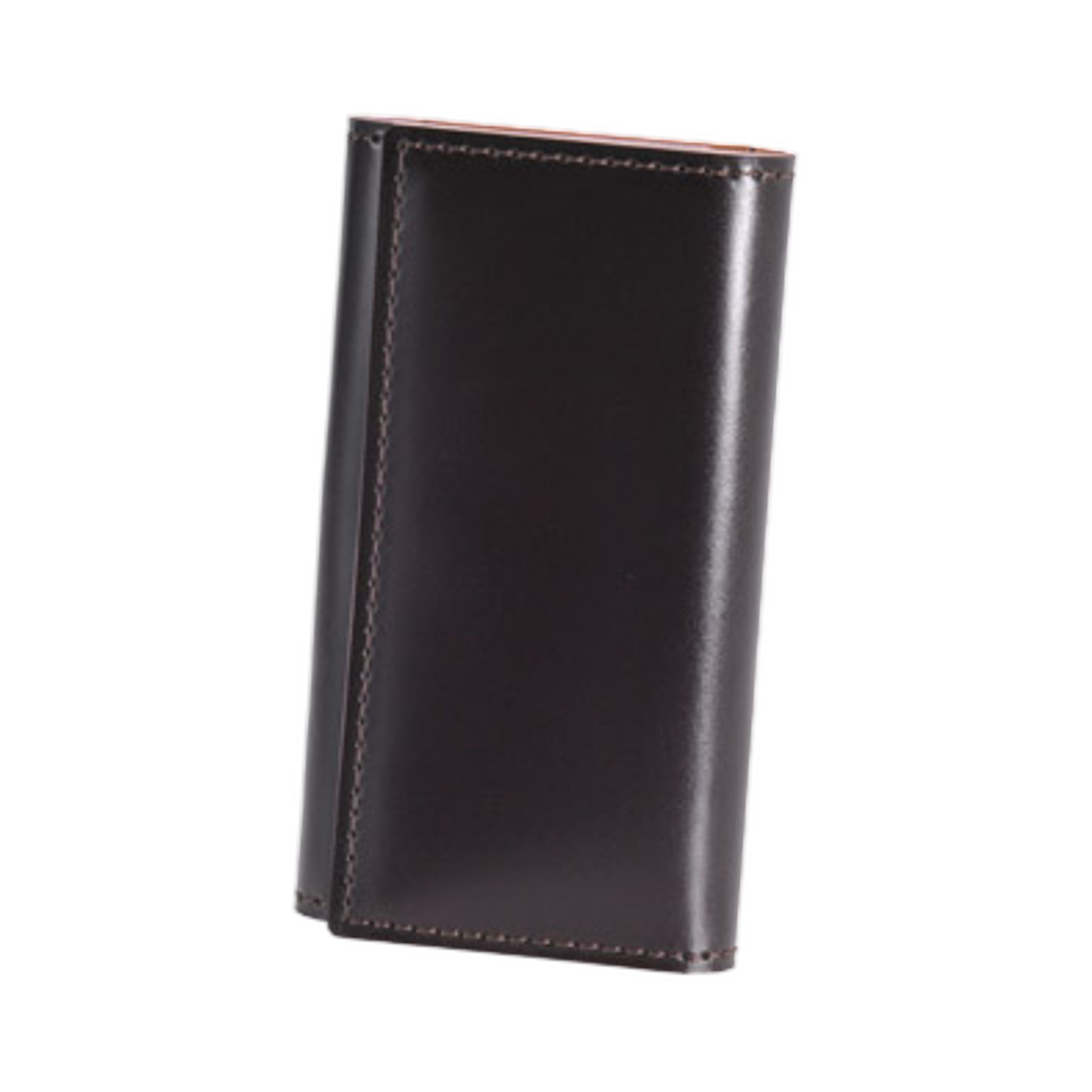 간조 코도반 키 케이스 다크 브라운(Ganzo Cordovan Key Case Dark Brown)