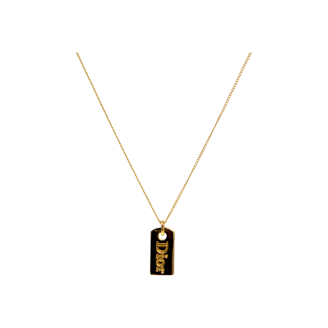 ITPCROUEBWKH Dior Plate Gold Necklace A-B45135