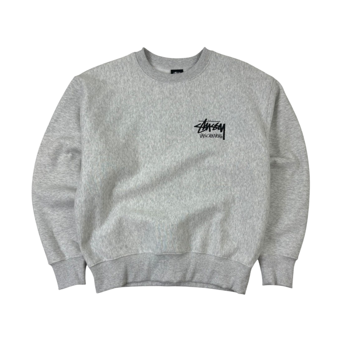 스투시 밴쿠버 챕터 크루넥 애쉬 헤더 그레이(Stussy Vancouver Chapter Crewneck Ash Heather Grey) - 2
