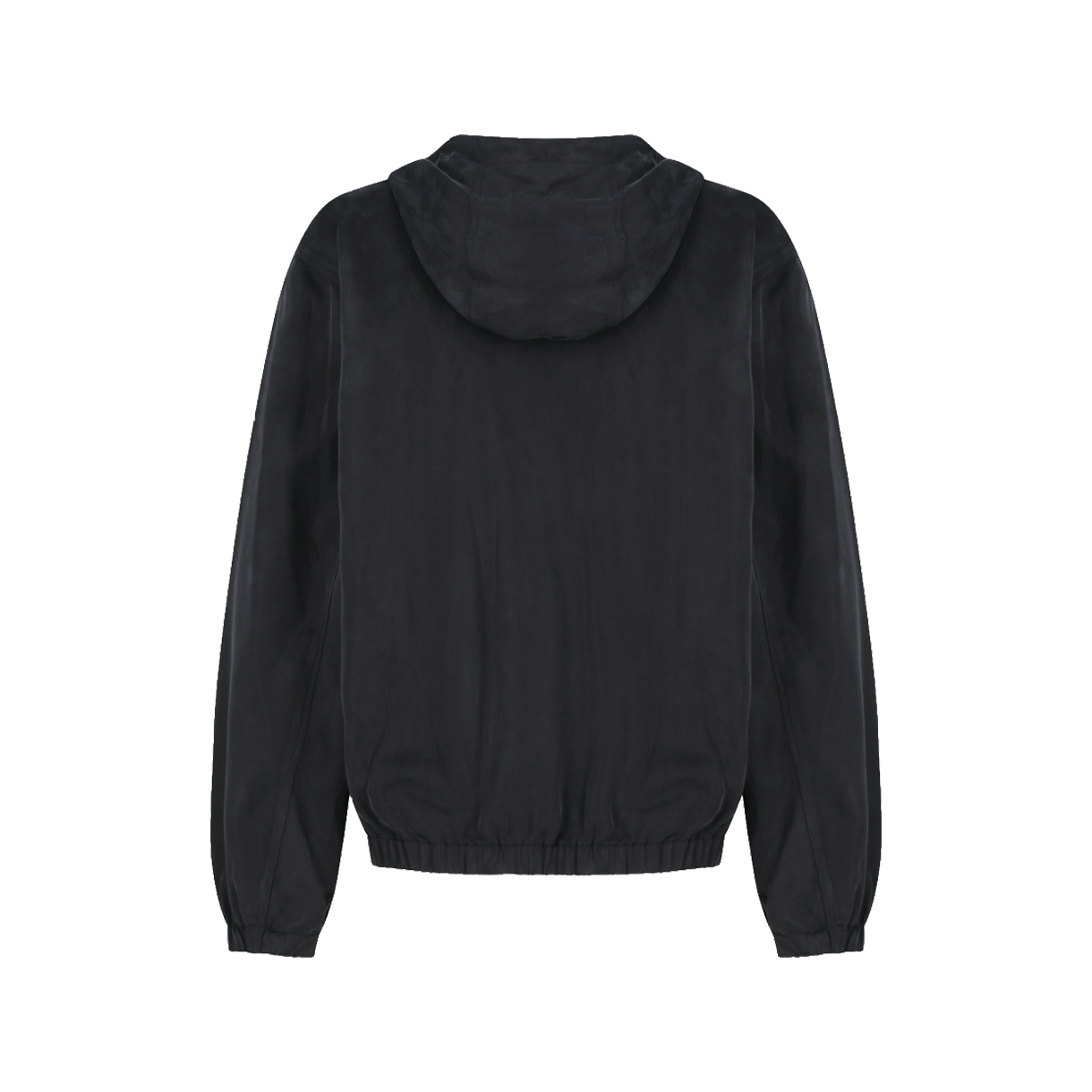 아모멘토 큐프로 후드 집업 점퍼 블랙 - 26SS(Amomento Cupro Hood Zip Up Jumper Black - 26SS) - 2