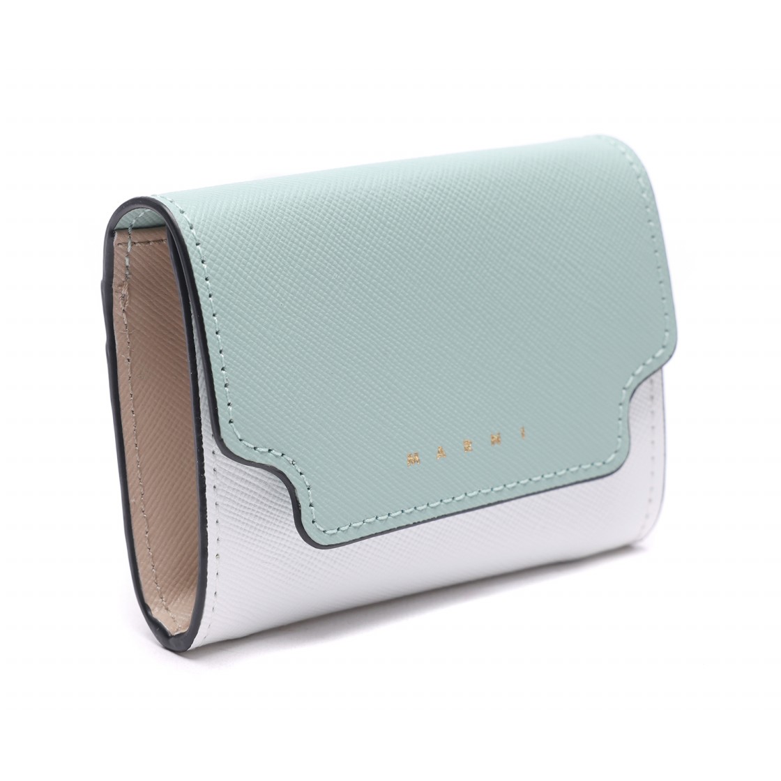 [25% 쿠폰] 마르니 사피아노 레더 코인 케이스 티그린 라임스톤([25% 쿠폰] Marni Saffiano Leather Coin Case Teagreen Limestone) - 3