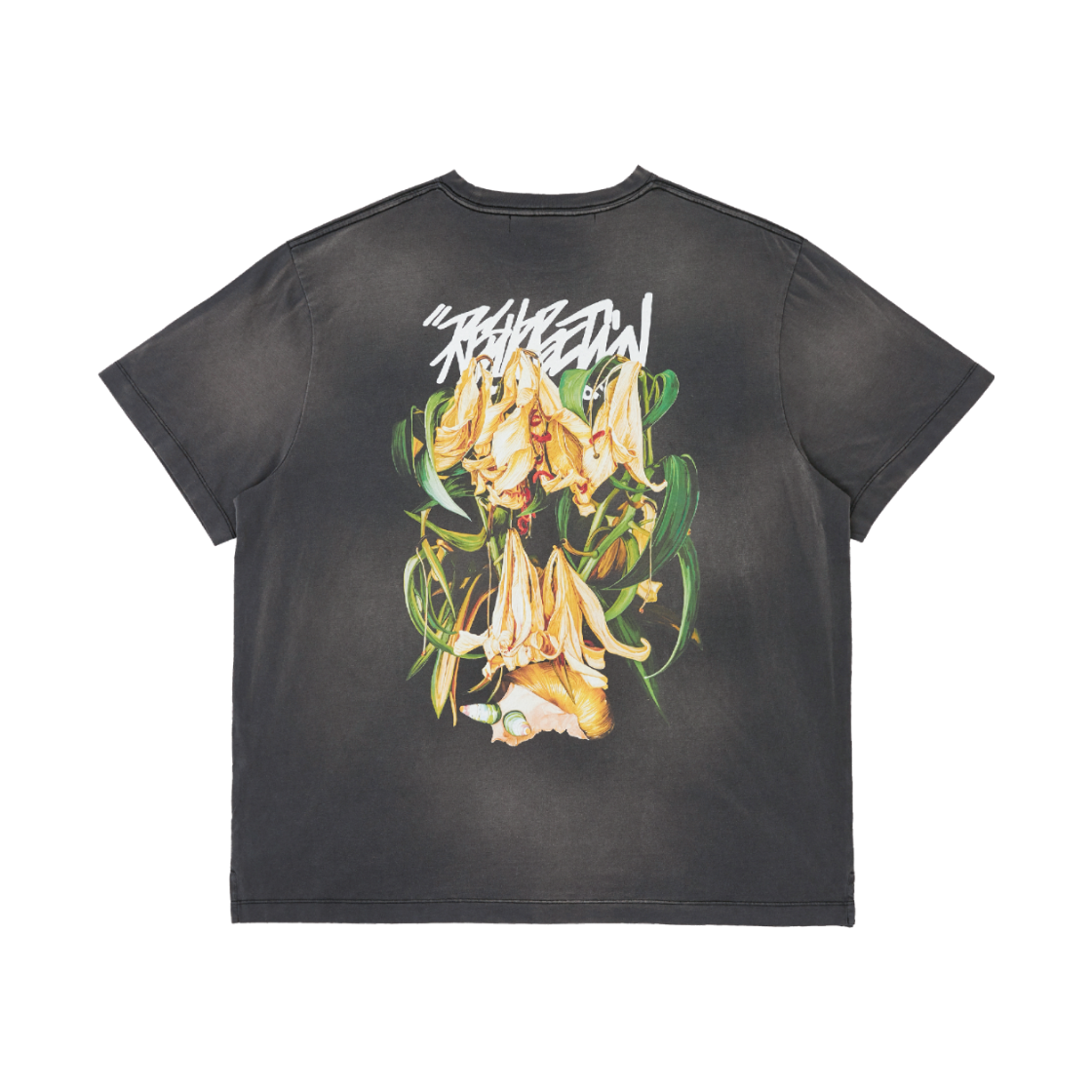 라드리미티드 플라워 티셔츠 빈티지 블랙(Rad Limited Flower T Shirts - Vintage Black)