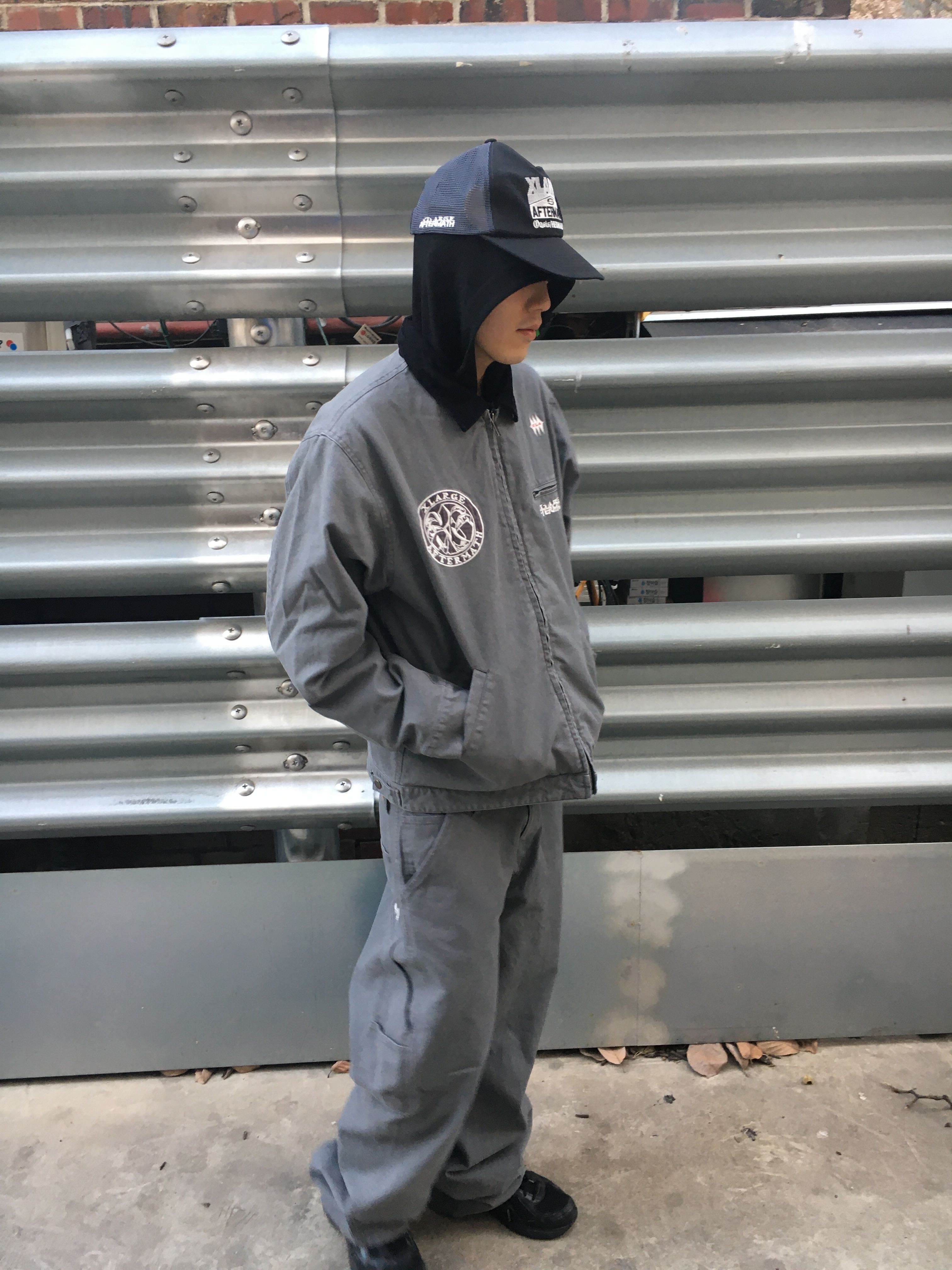 Aftermath Atm X Xlarge Work Jacket Grey, Aftermath Atm X Xlarge Work Pants Grey 착용 스타일