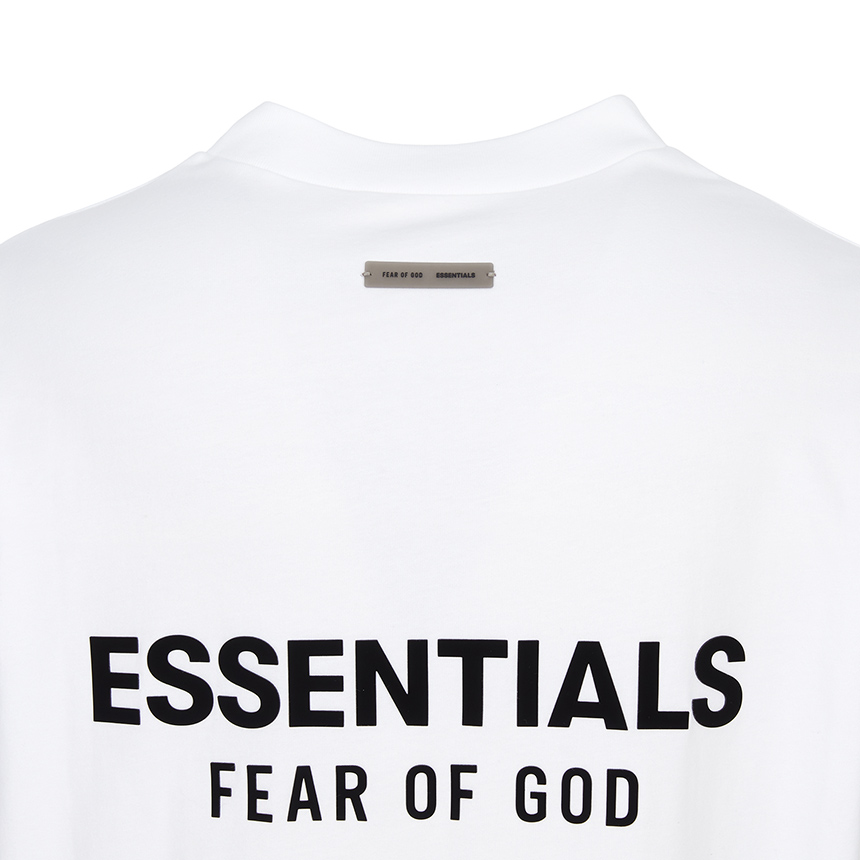 [20% 쿠폰] 에센셜 클래식 반팔 티셔츠 브라이트 화이트 - 25FW([20% 쿠폰] Essentials  Classic Short Sleeve T-Shirt Bright White - 25FW) - 5