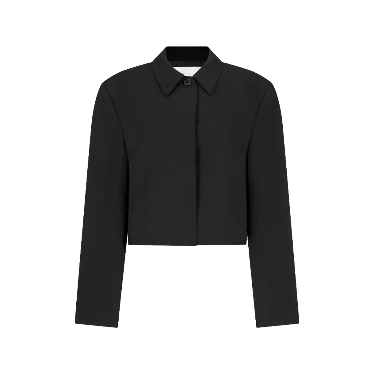 아모멘토 우먼 울 숏 자켓 블랙 - 26SS(Amomento Women Wool Short Jacket Black - 26SS)