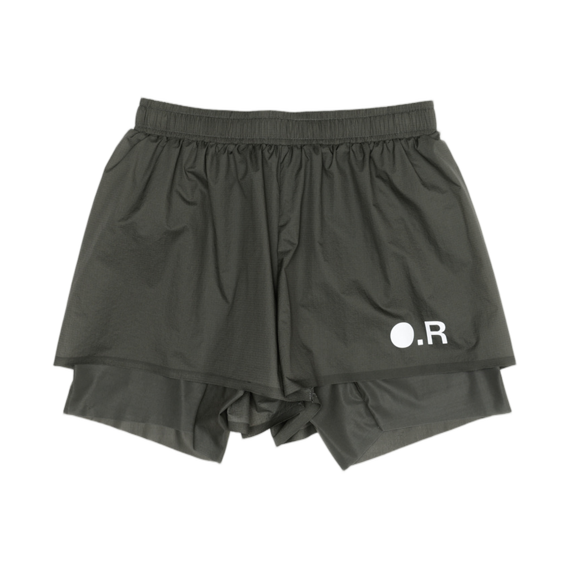 옵티미스틱 러너스 레이어드 쇼츠 다크 그린(Optimistic Runners Layered Shorts Dark Green)
