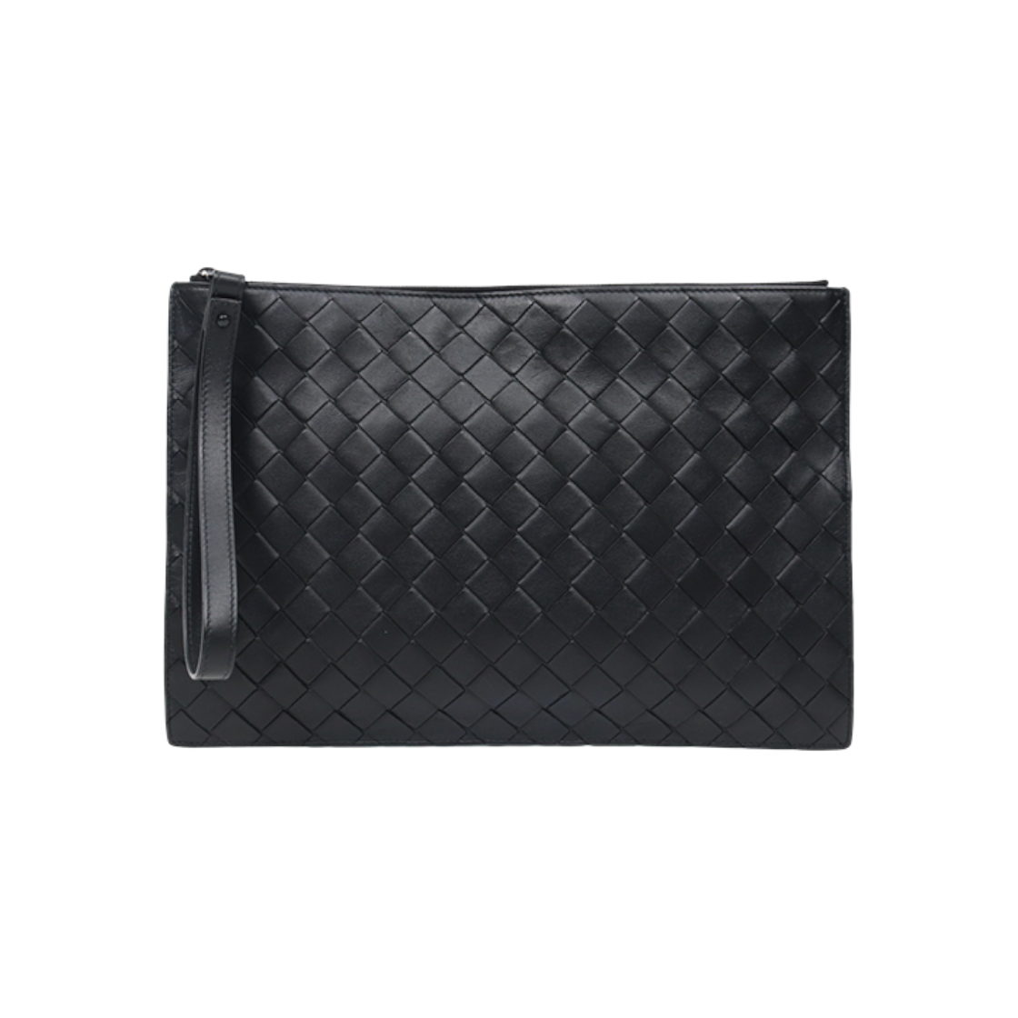 ITHVA6BD4LSM Bottega Veneta Black Leather Clutch Bag C-A46353