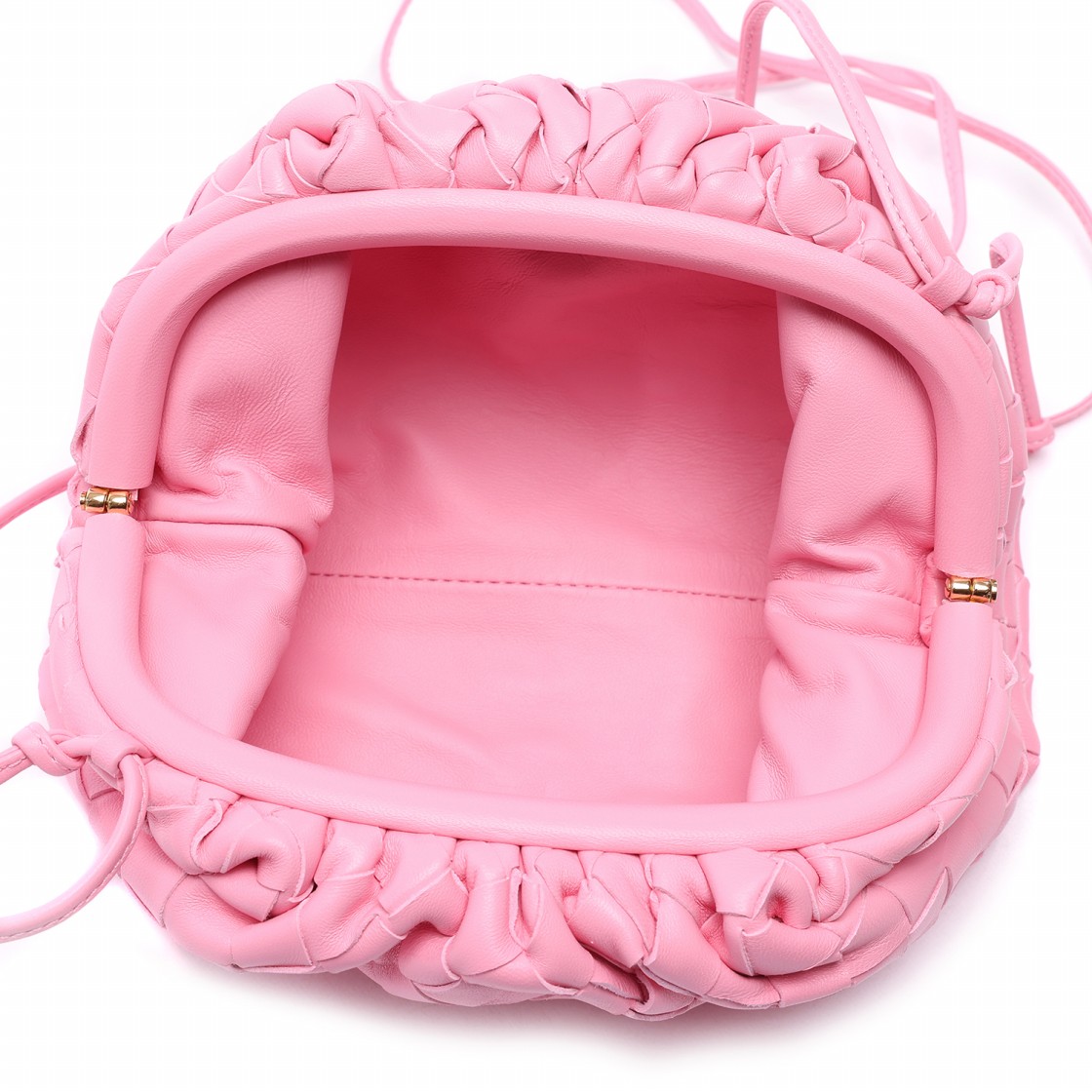 [20% 쿠폰] 보테가 베네타 미니 레더 파우치 초크([20% 쿠폰] Bottega Veneta Mini Leather Pouch Chalk) - 6