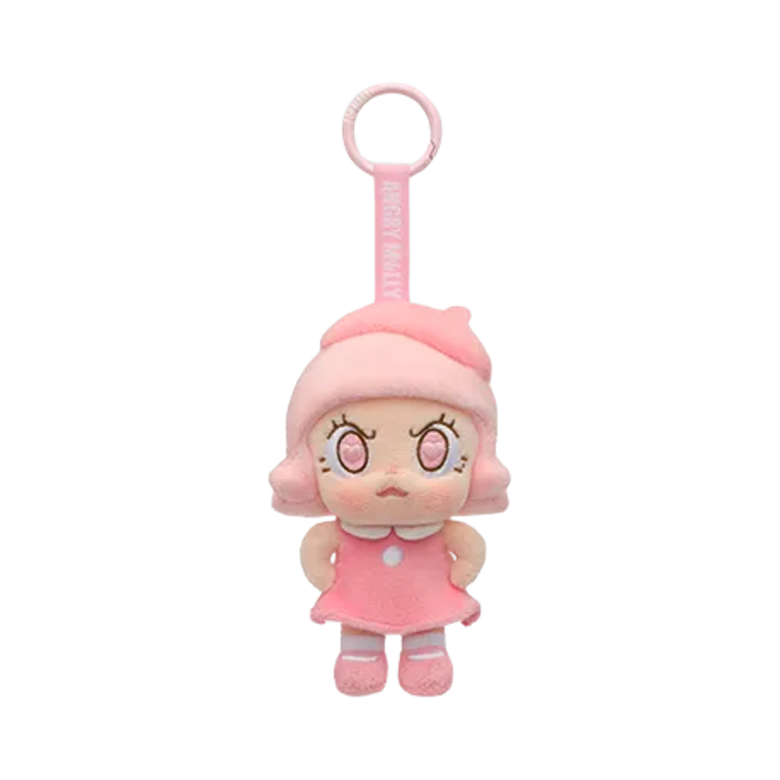 팝마트 앵그리 몰리 앵그리 에너지 시리즈 인형 키링 러브 파이어 (개봉 박스)(Pop Mart Angry Molly Angry Energy Series Plush Pendant Love Fire (Opened Case))