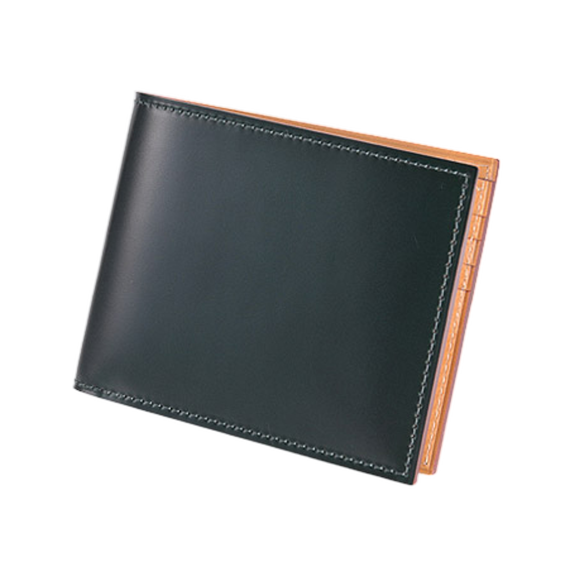 57880 Ganzo Cordovan Pure Bill Wallet Dark Green