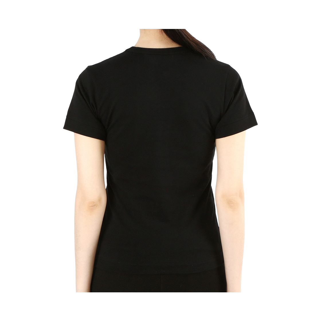 [15% 쿠폰] (W) 플레이 꼼데가르송 레드 하트 티셔츠 블랙([15% 쿠폰] (W) Play Comme des Garcons Red Heart T-Shirt Black) - 5