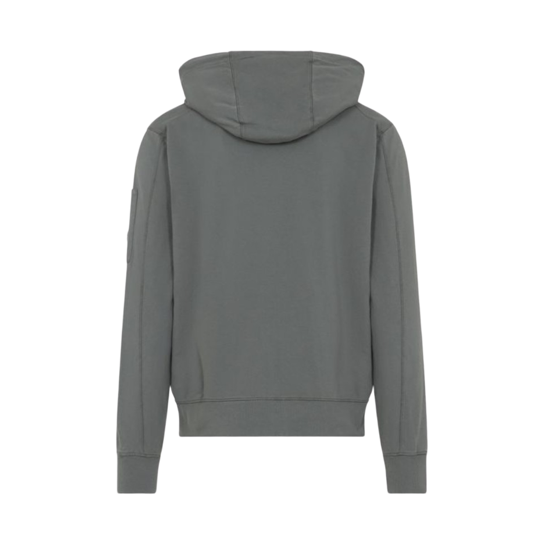 C.P. 컴퍼니 집 후드 렌즈 스웨트셔츠 건메탈 그레이 - 26SS(C.P. Company Zip Hooded Lens Sweatshirt Gunmetal Grey - 26SS) - 2