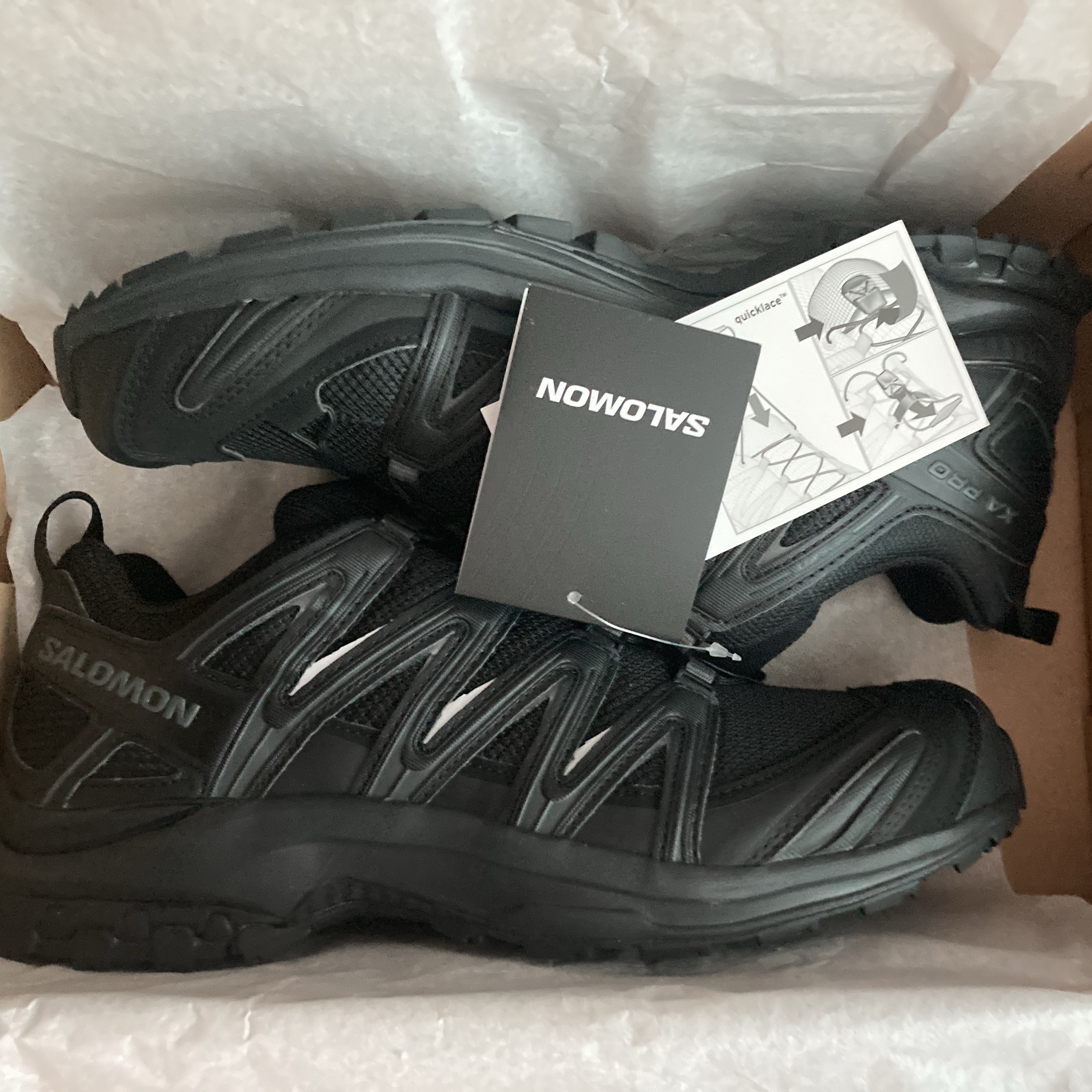 Salomon XA Pro 3D Black Magnet 착용 스타일