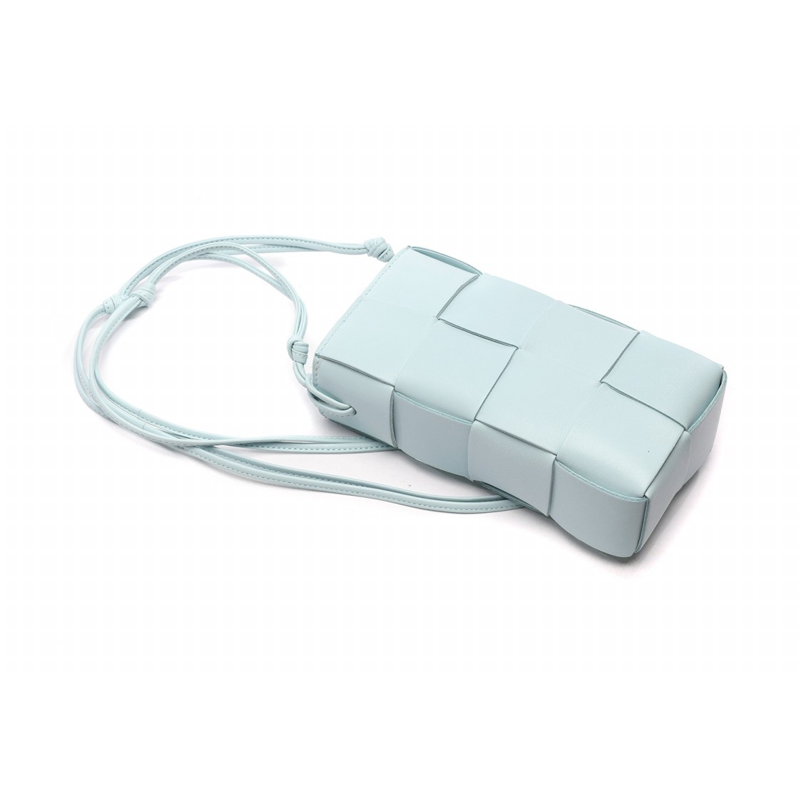 [25% 쿠폰] 보테가 베네타 미니 카세트 크로스바디백 틸 워시드([25% 쿠폰] Bottega Veneta Mini Cassette Crossbody Bag Teal Washed) - 4