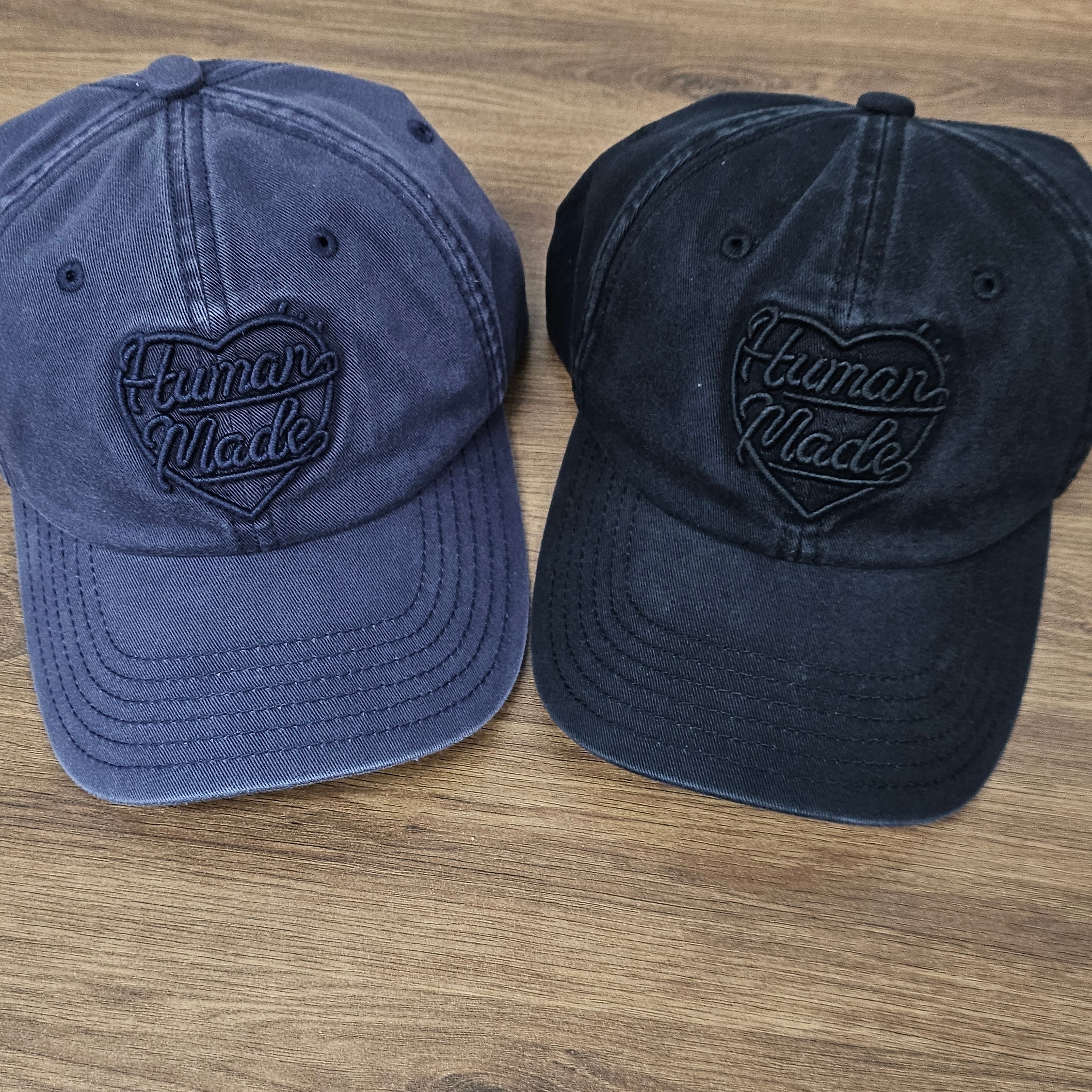 Human Made 6 Panel Twill Cap Black, Human Made 6 Panel Twill Cap Navy 착용 스타일