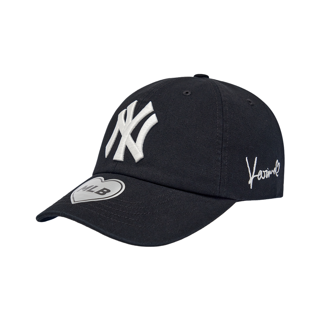 MLB x 카리나 시그니처 언스트럭쳐 볼캡 블랙(MLB x Karina Signature Unstructured Ball Cap Black) - 2