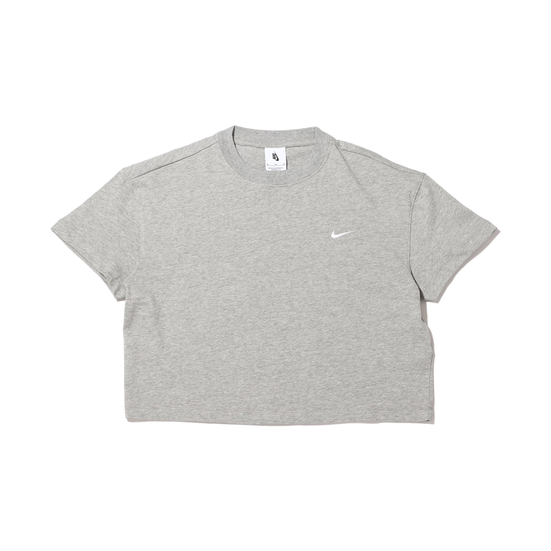 DA0324-063 (W) Nike NRG Solo Swoosh T-Shirt Dark Grey Heather White - Asia