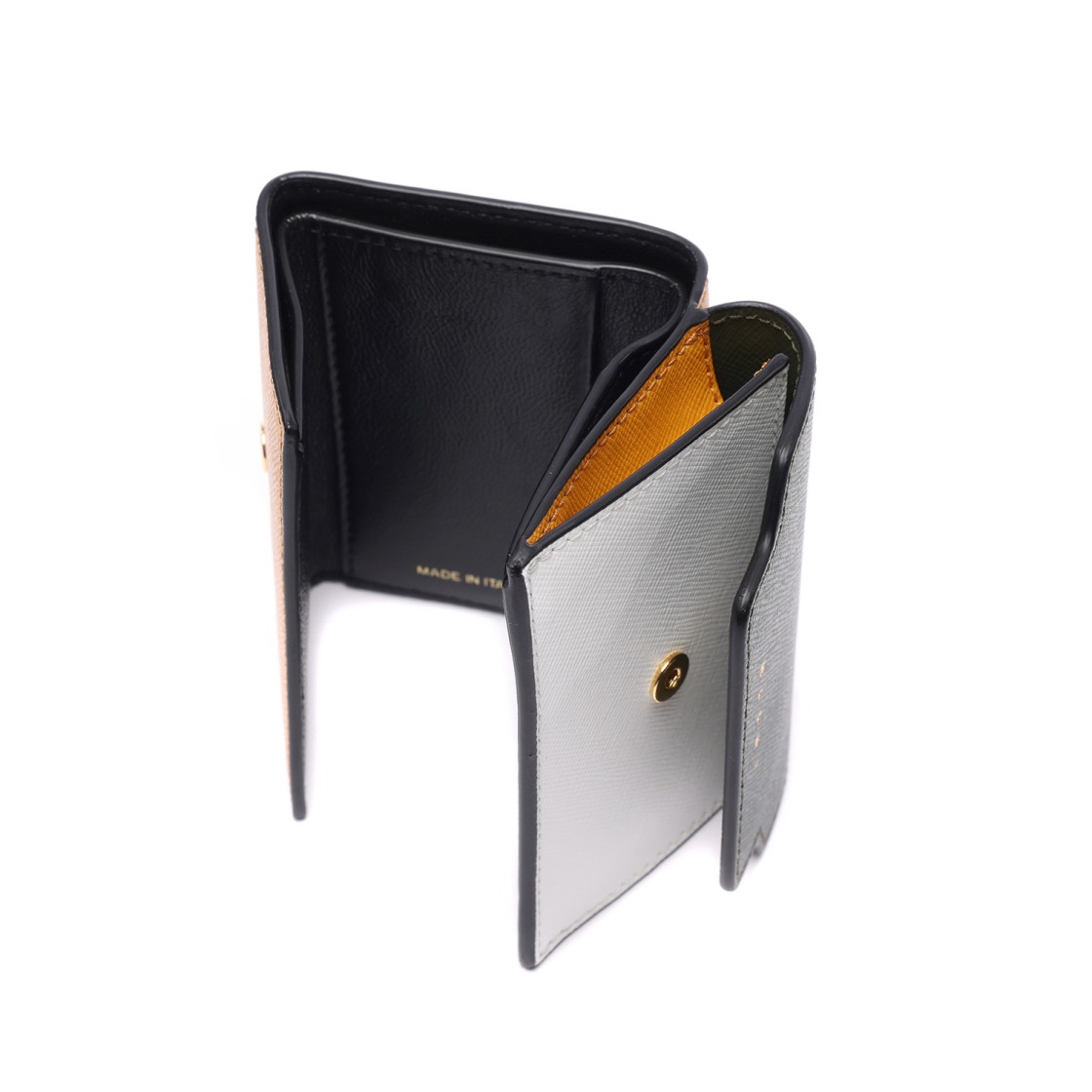 [20% 쿠폰] 마르니 레더 트라이폴드 지갑 브릭 폼페이 가제보([20% 쿠폰] Marni Leather Tri-Fold Wallet Brick Pompeii Gazebo) - 5