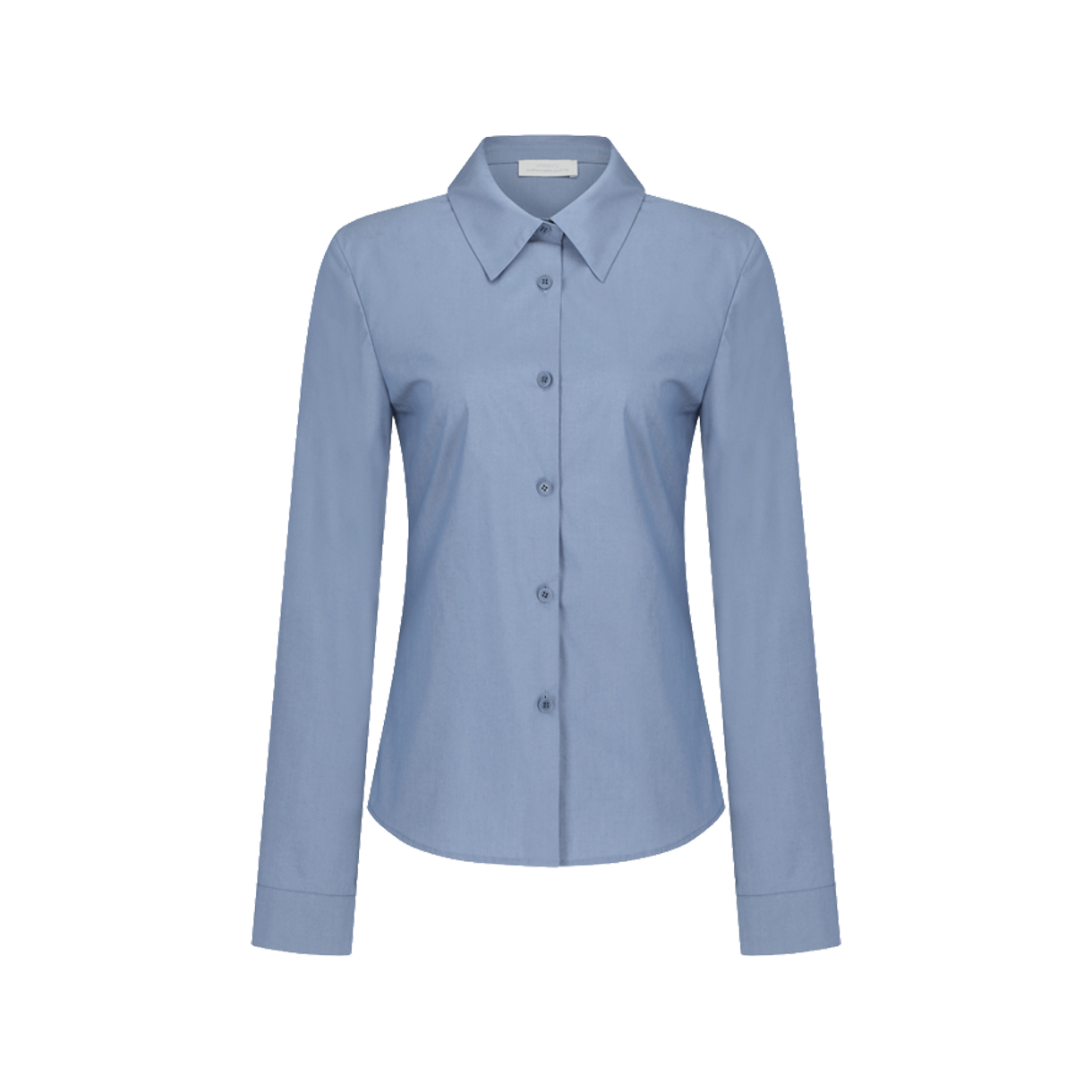 아모멘토 우먼 슬림 셔츠 블루 - 26SS(Amomento Women Slim Shirt Blue - 26SS)