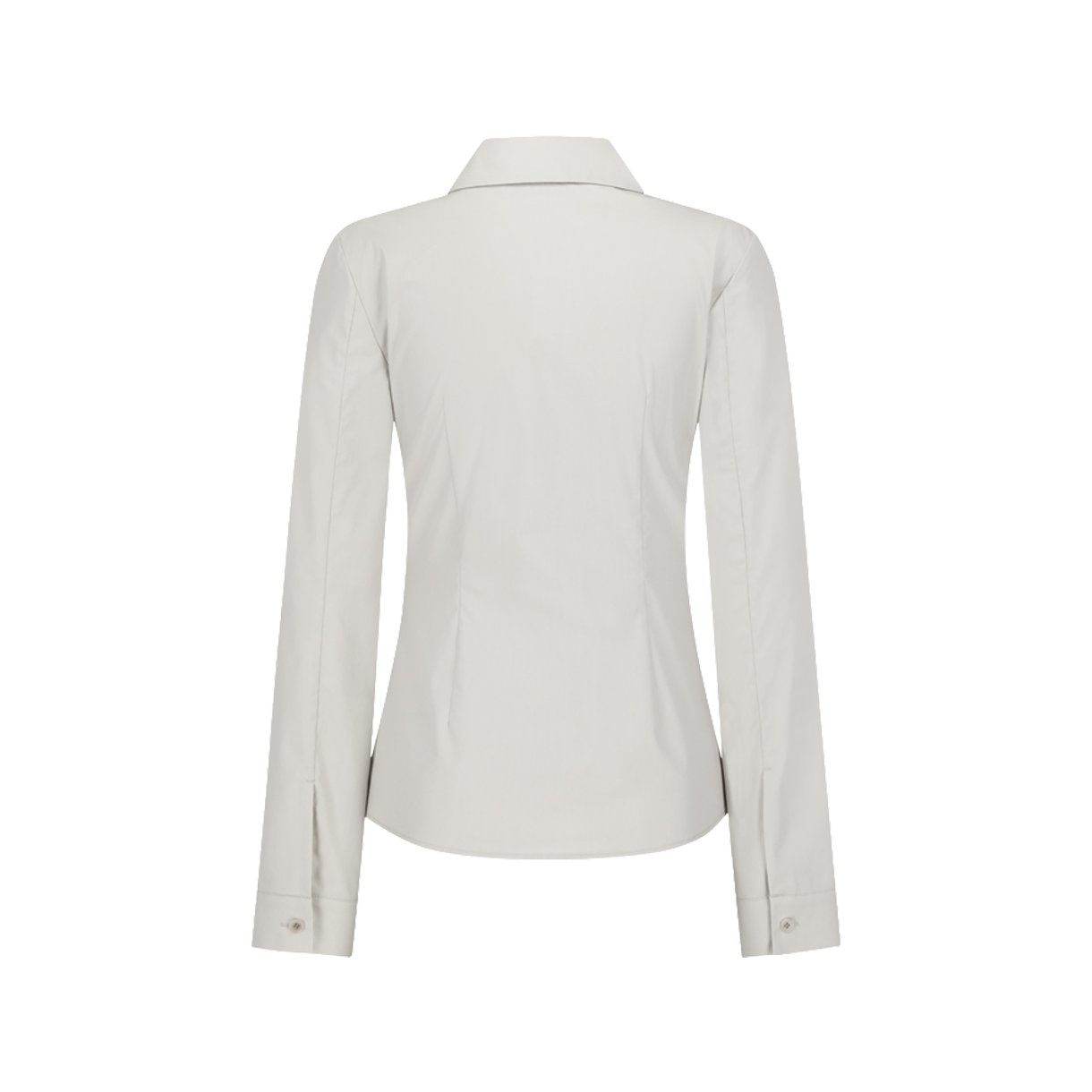 아모멘토 우먼 슬림 셔츠 베이지 - 26SS(Amomento Women Slim Shirt Beige - 26SS) - 2