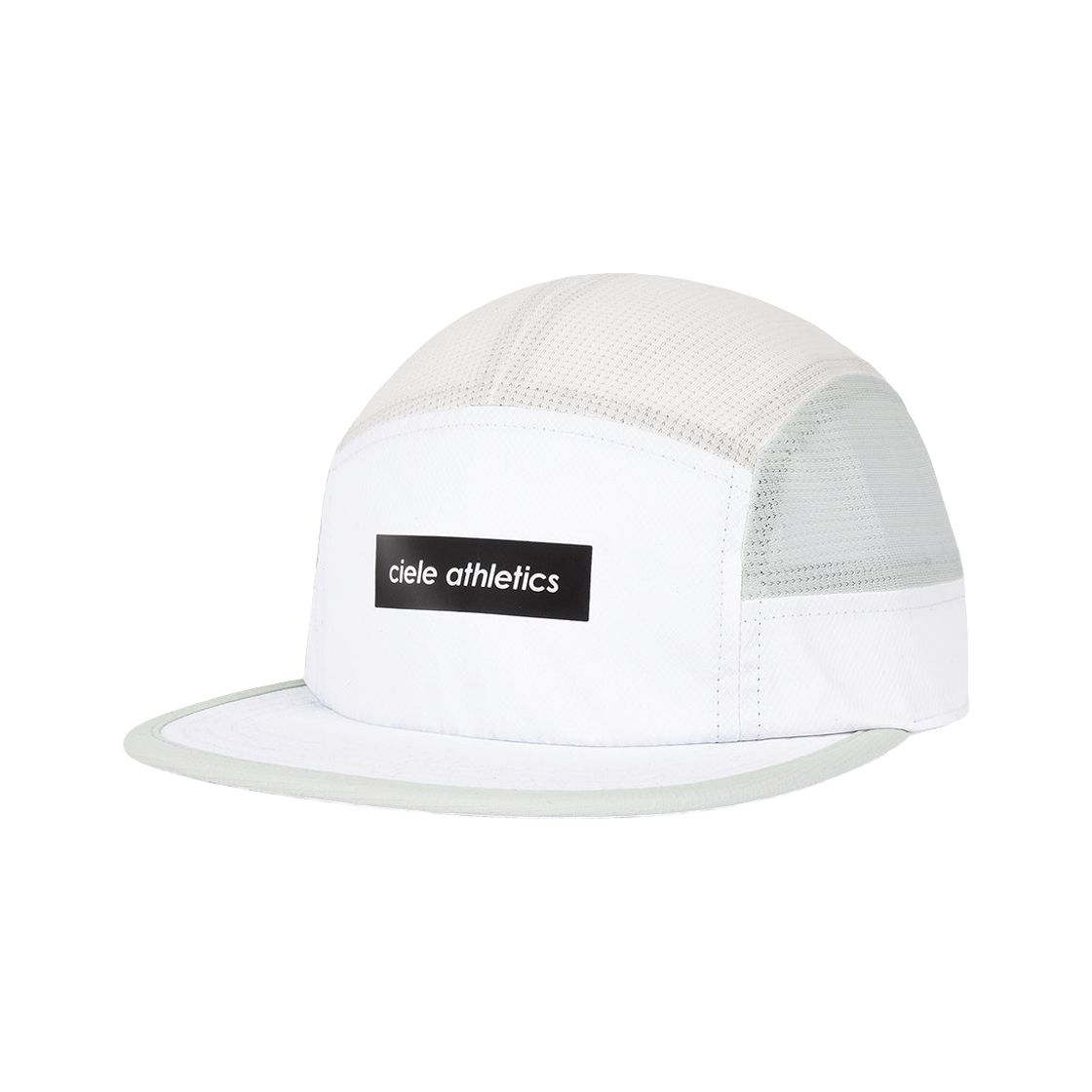 U-2-CA-0060-WH004 Ciele Athletics GOCap Field Iconic Bar White Light Grey