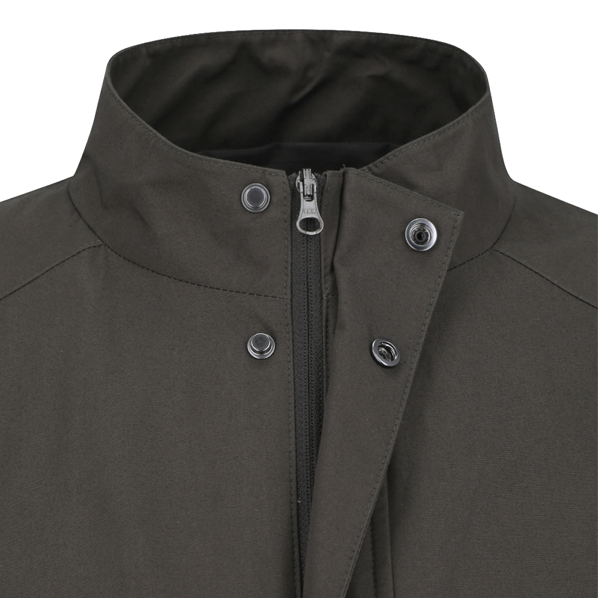 아모멘토 래글런 코튼 집 점퍼 브라운 - 26SS(Amomento Raglan Cotton Zip Jumper Brown - 26SS) - 4