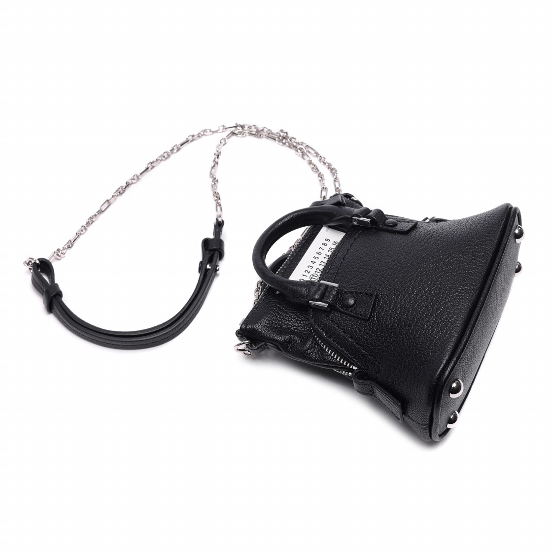 [25% 쿠폰] 메종 마르지엘라 5AC 클래식 베이비 백 블랙([25% 쿠폰] Maison Margiela 5AC Classique Baby Bag Black) - 4