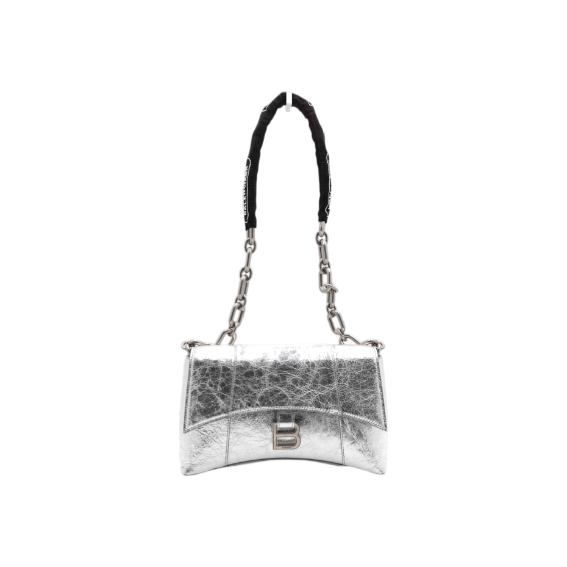 발렌시아가 689121 메탈릭실버 B로고 다운타운 XS 체인 숄더백 겸 크로스백aa61242(Balenciaga Metallic Silver B Logo Downtown XS Chain Shoulder Bag/Crossbody)