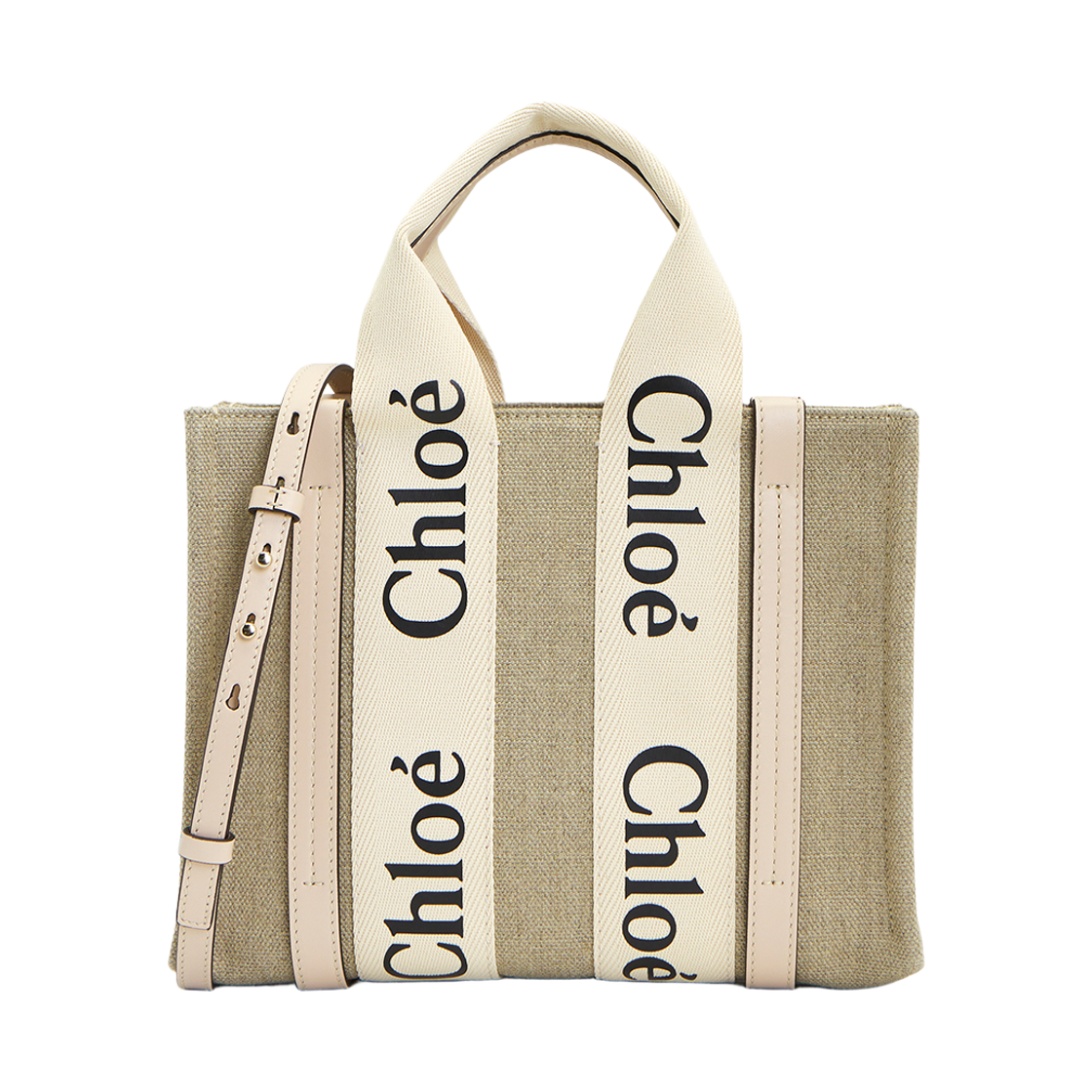 [15% 쿠폰] 끌로에 우디 스몰 토트백 시멘트 핑크([15% 쿠폰] Chloe Woody Small Tote Bag Cement Pink) - 2