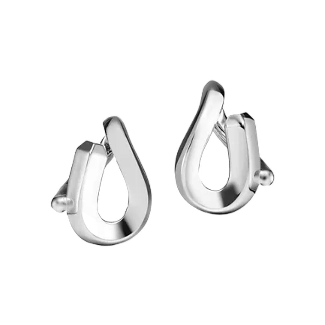 72549872 Tiffany & Co. Tiffany Forge Single Link Earrings High-Polished Sterling Silver