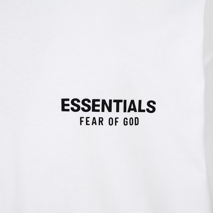 [20% 쿠폰] 에센셜 클래식 반팔 티셔츠 브라이트 화이트 - 25FW([20% 쿠폰] Essentials  Classic Short Sleeve T-Shirt Bright White - 25FW) - 6