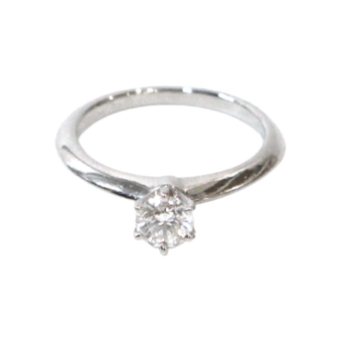 티파니 플레티넘 다이아 0.4CT 솔리테어 반지 D-B50365(Tiffany & Co. Platinum 0.4CT Diamond Solitaire Ring D-B50365)