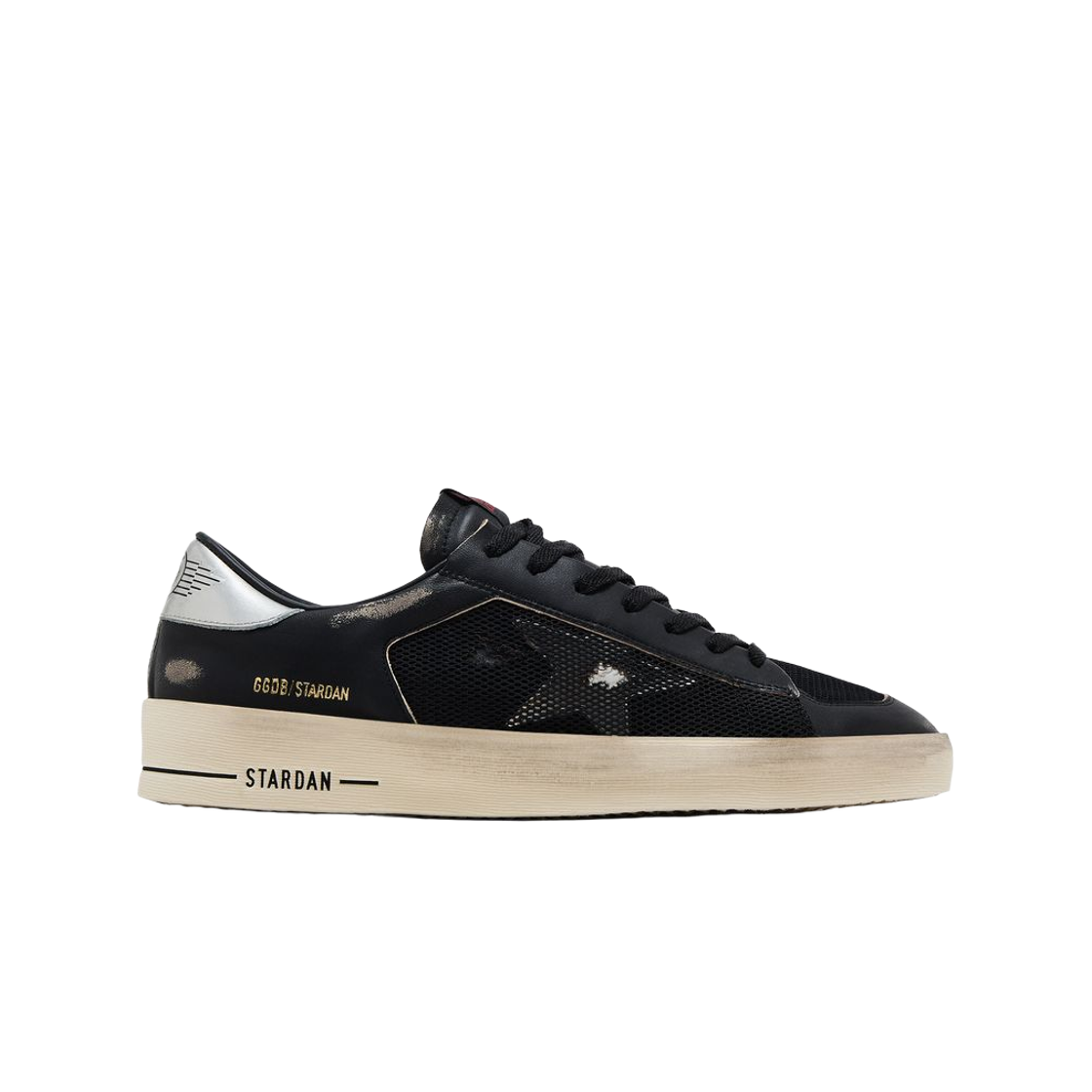 GMF00370-F004118-90179 Golden Goose Stardan Sneakers Black Silver